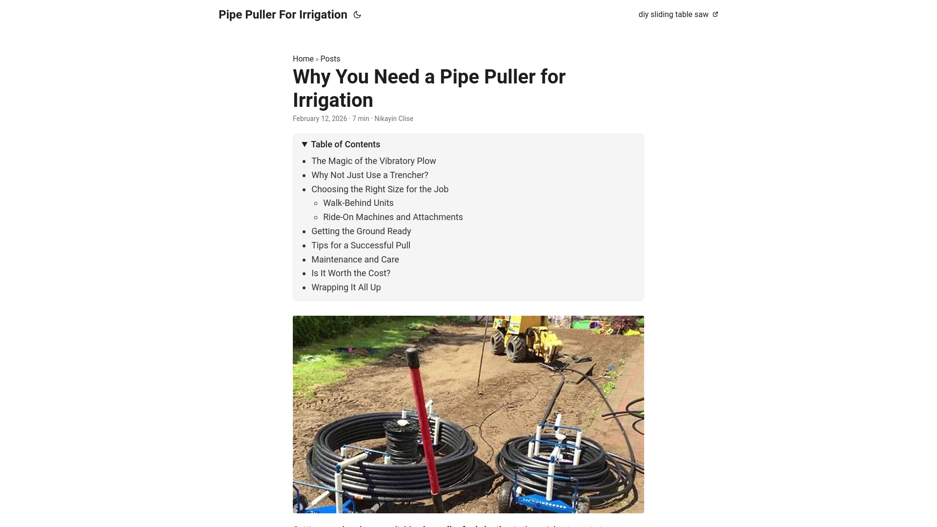 website screenshot of https://pipe-puller-for-irrigation.pages.dev/