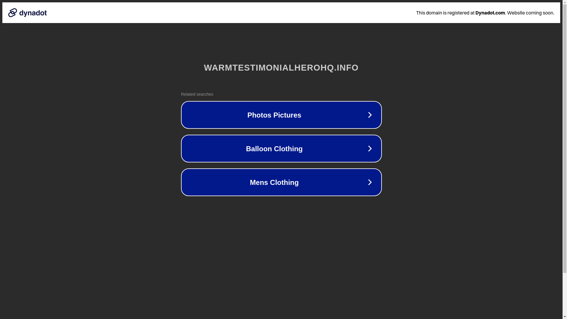 website screenshot of https://warmtestimonialherohq.info/