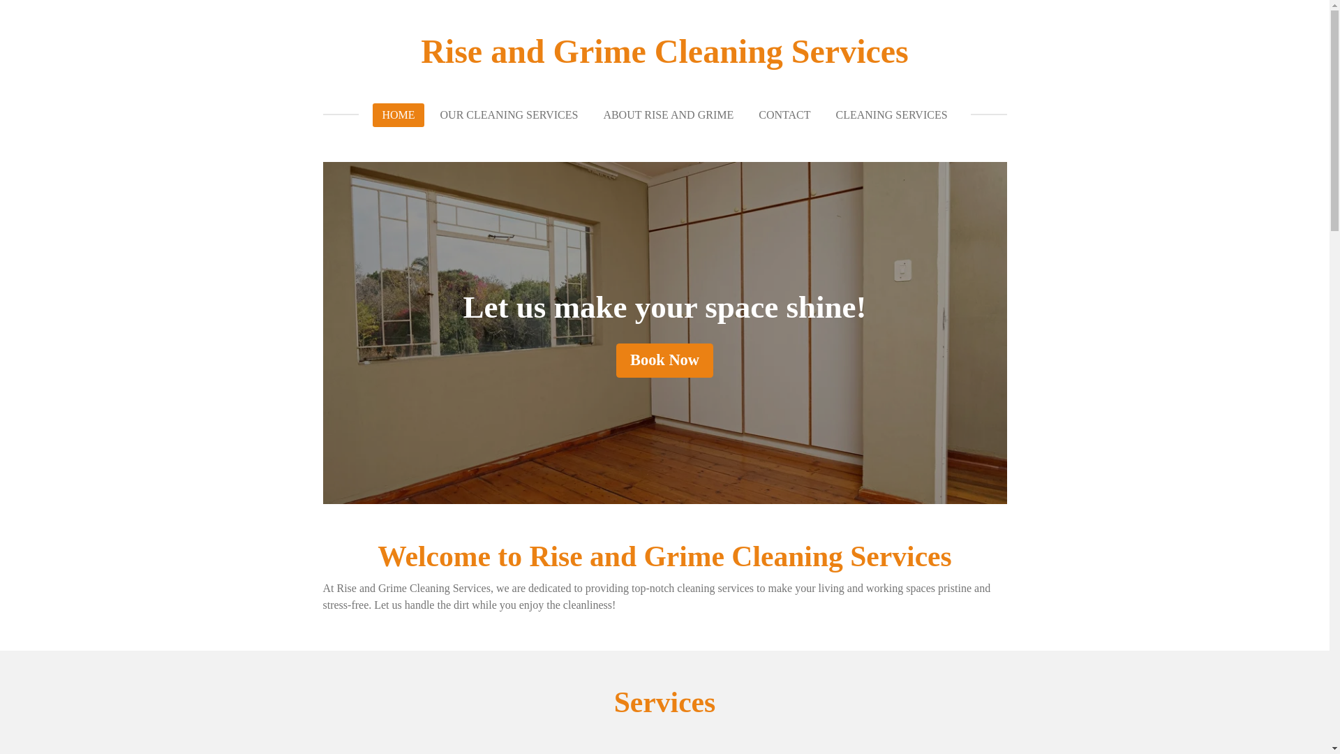 website screenshot of https://riseandgrimecleaning2025.com/