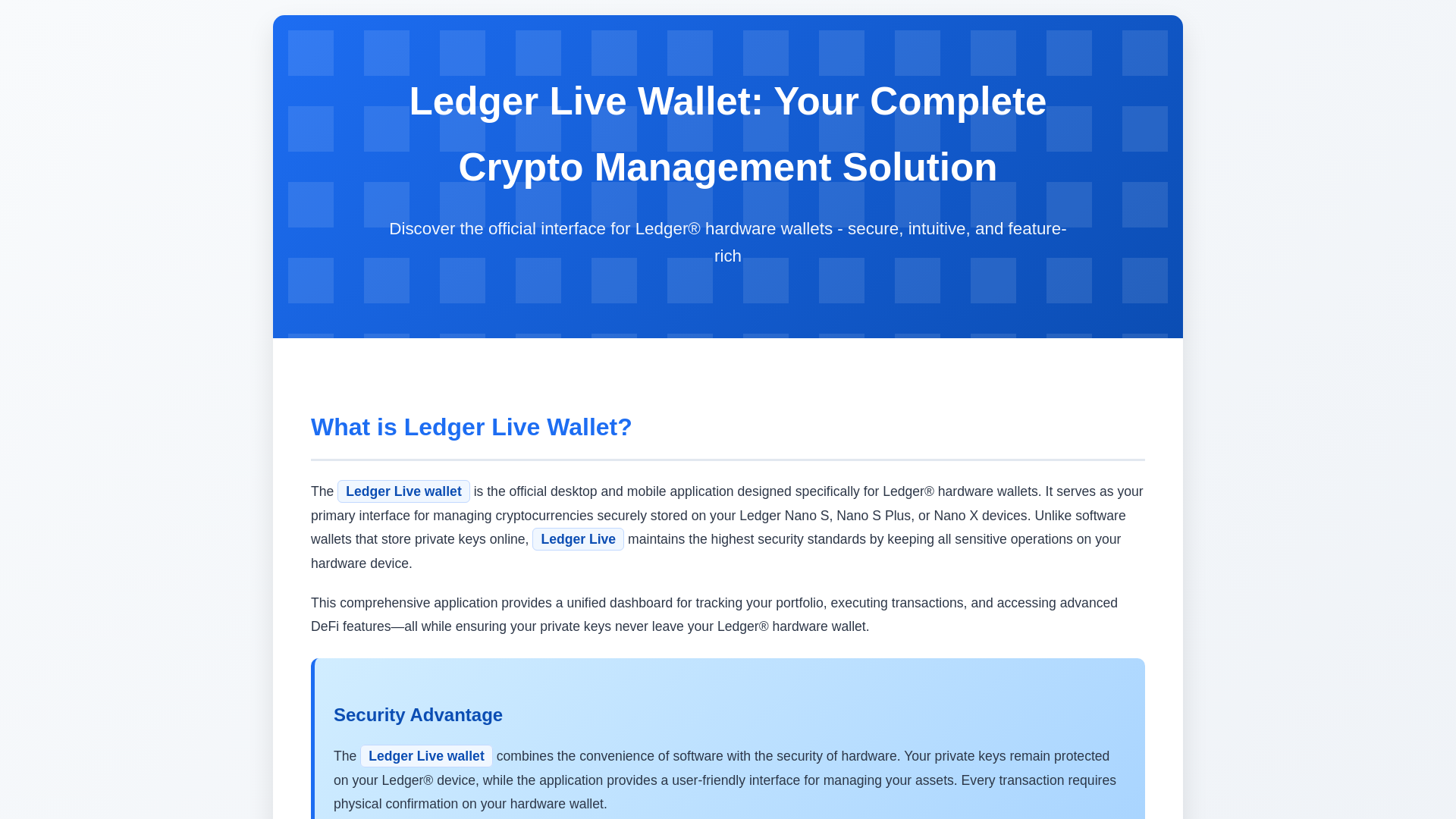 website screenshot of https://ledgre-live-wallt.pages.dev