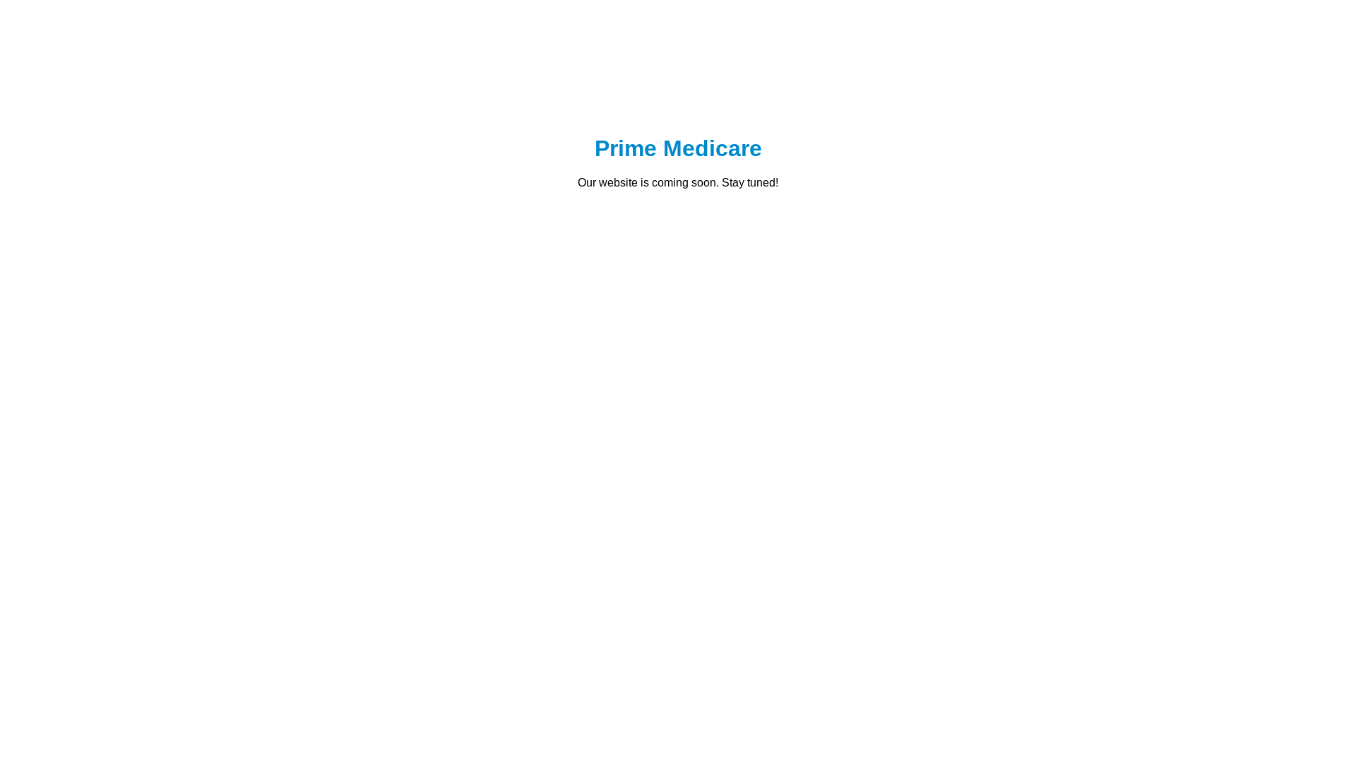 website screenshot of https://primemedicare.pk/