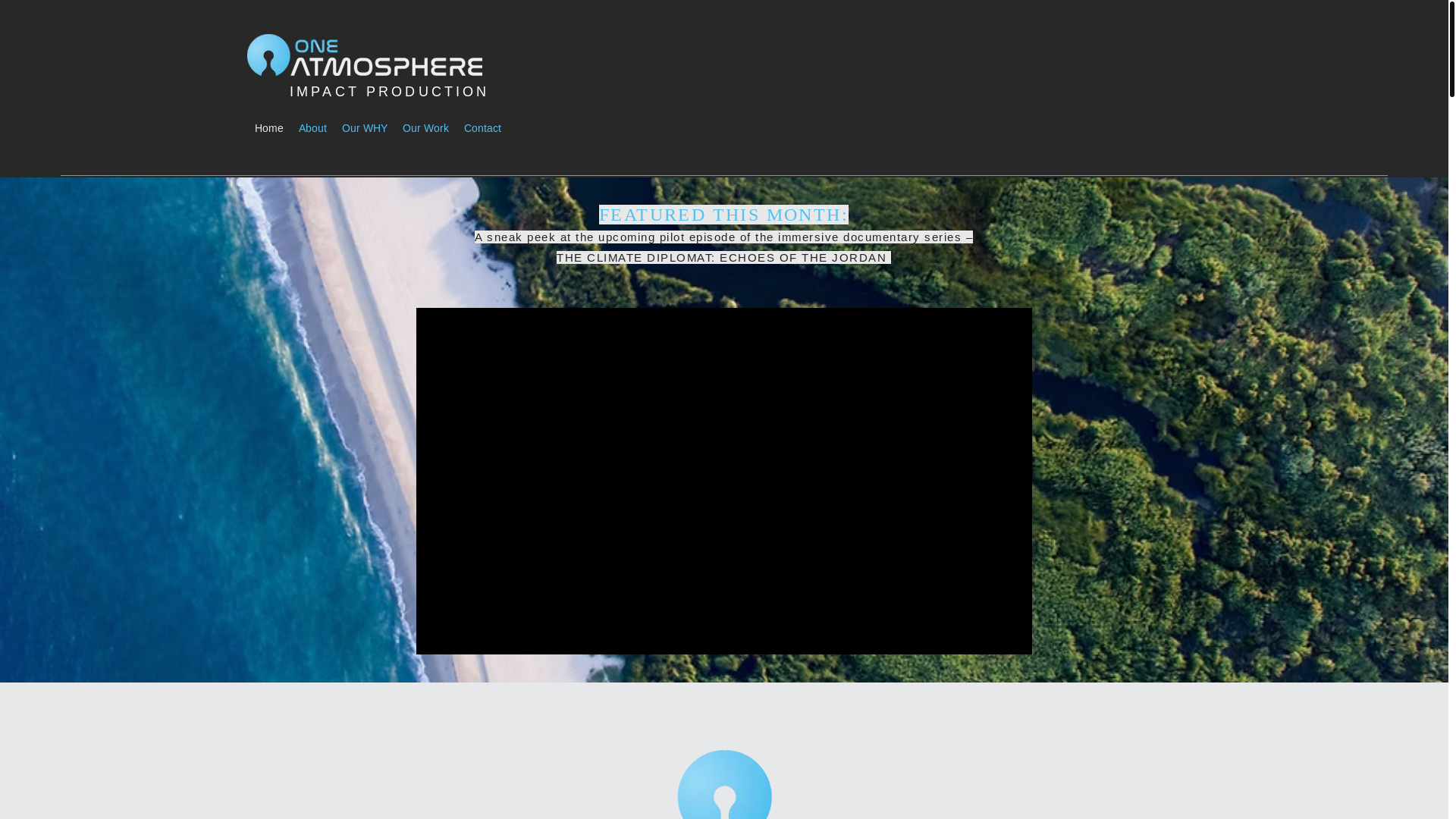 website screenshot of https://onesatmospherestudio.com/