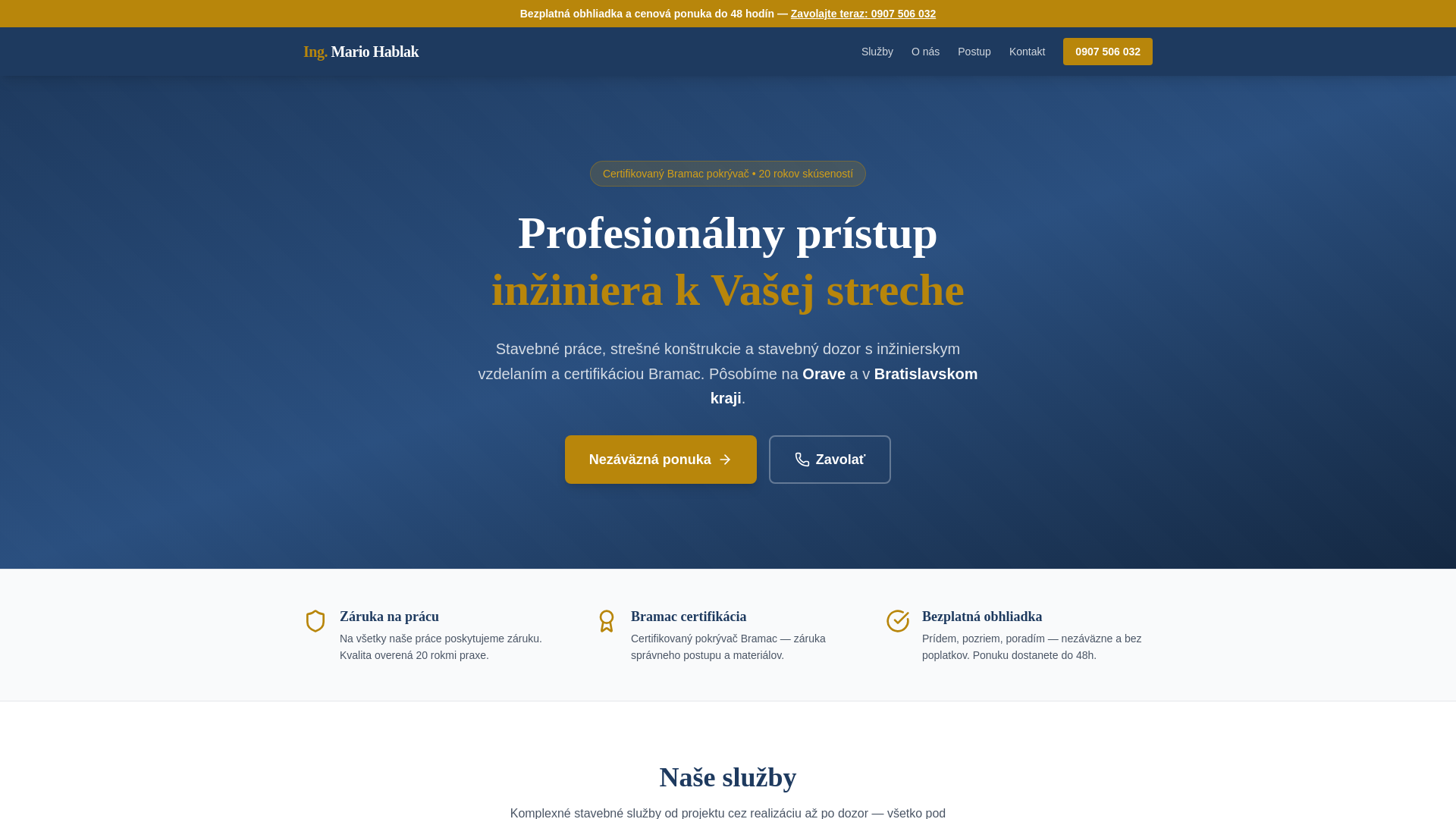 website screenshot of https://mariohablak.pages.dev/