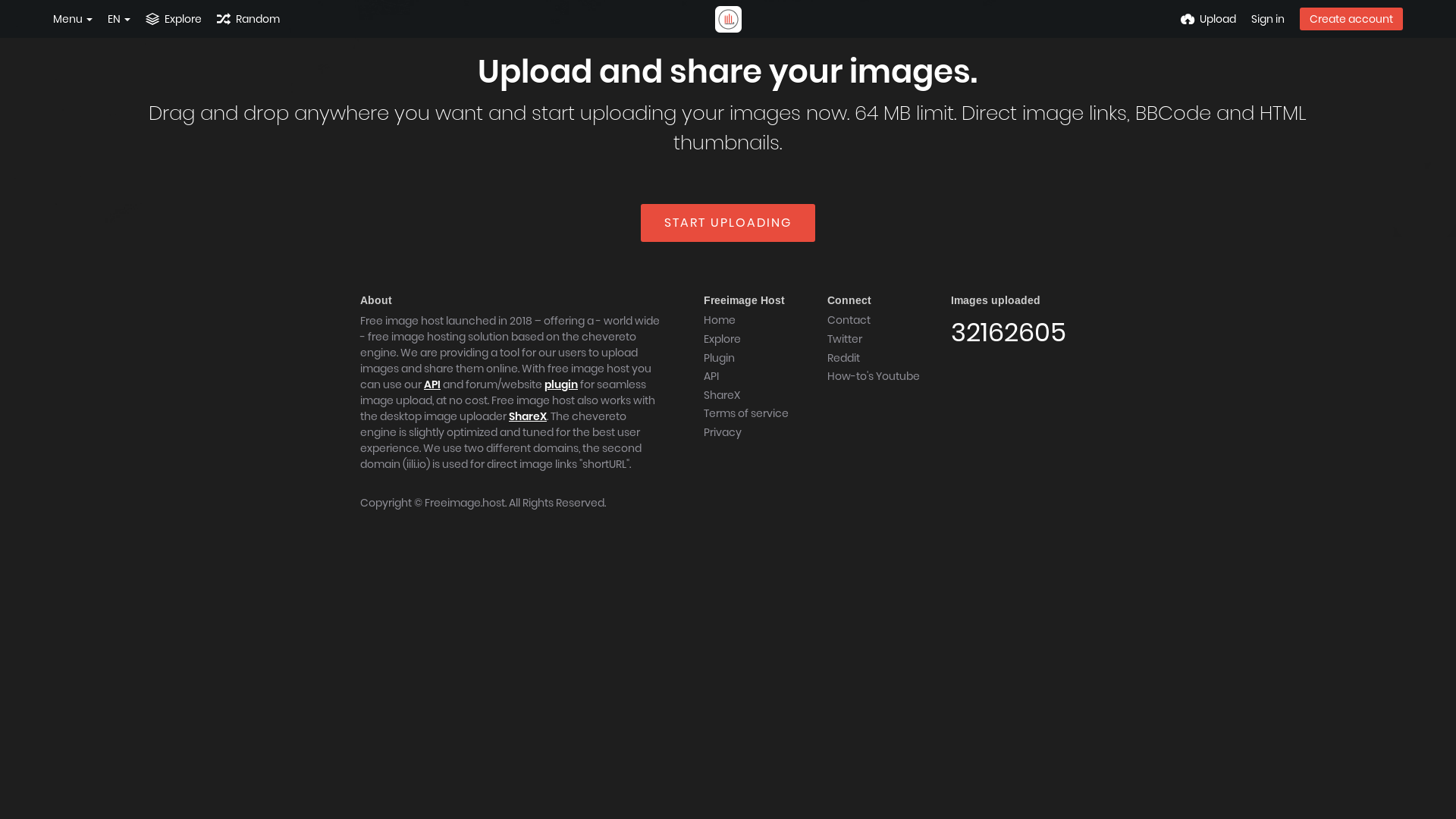 website screenshot of https://iili.io/