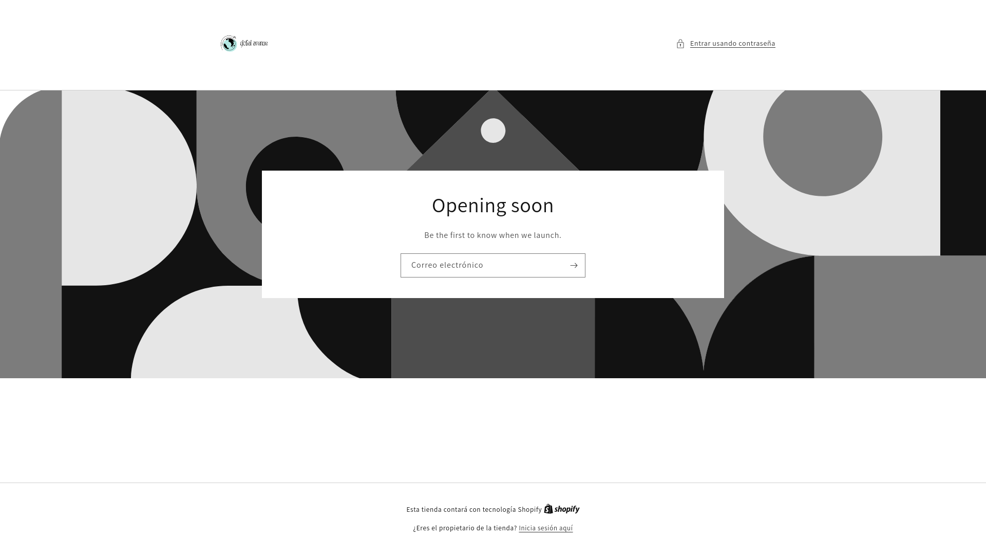 website screenshot of https://globalavenueshop.com/
