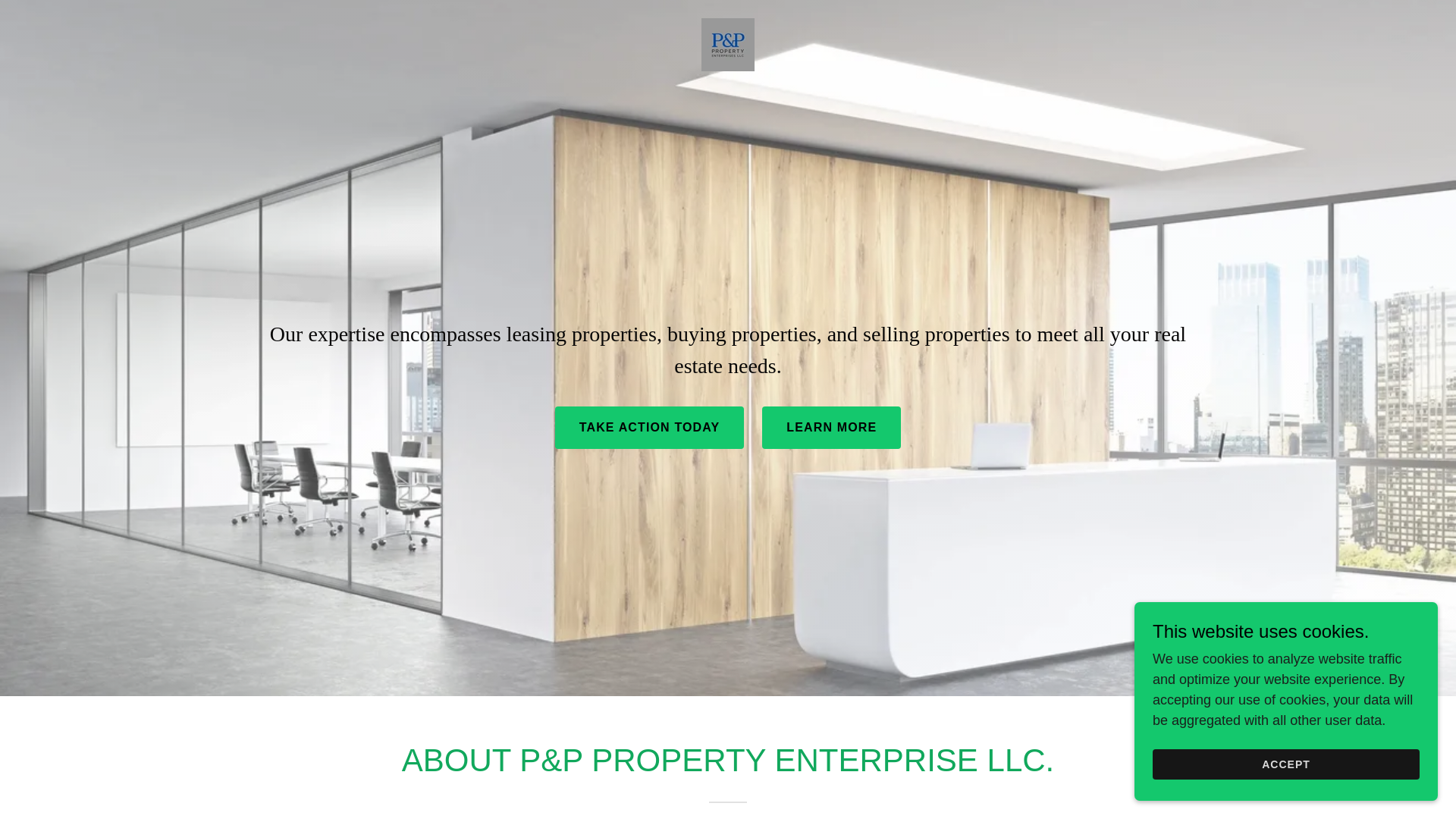 website screenshot of https://pppropertyenterprise.com/