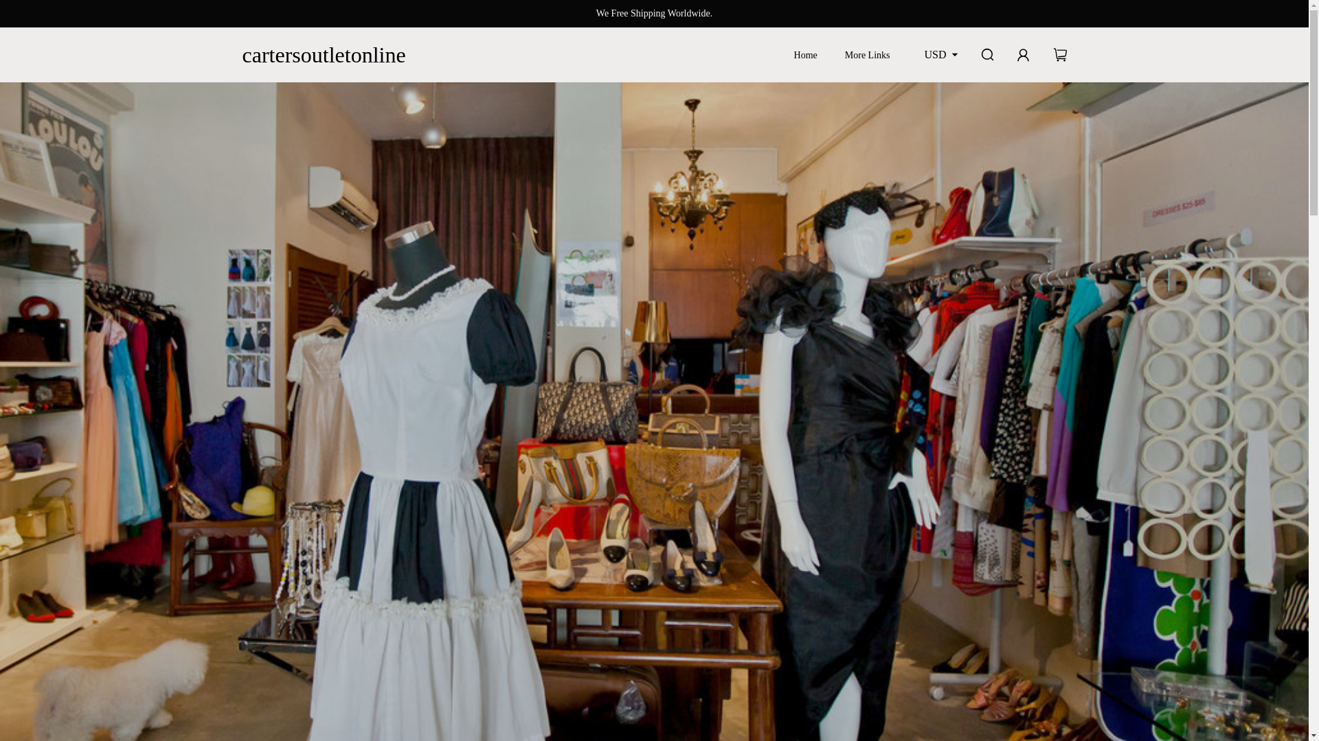 website screenshot of https://cartersoutletonline.com/