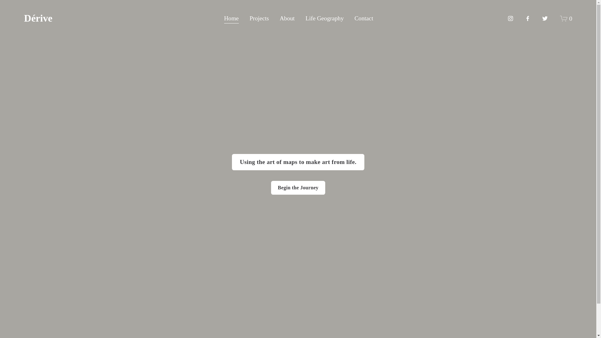 website screenshot of https://studio-derive.com/