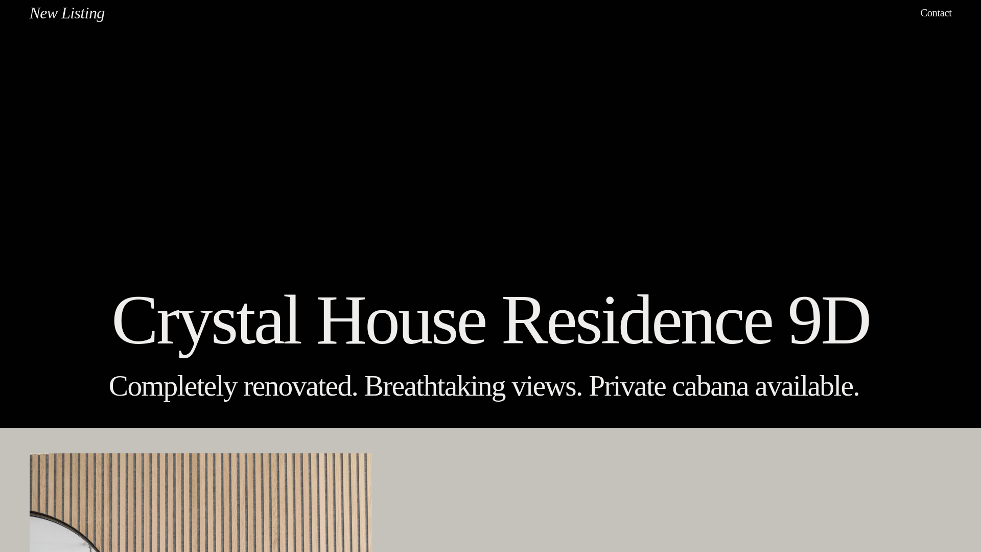 website screenshot of https://crystalhousemiami9d.com/