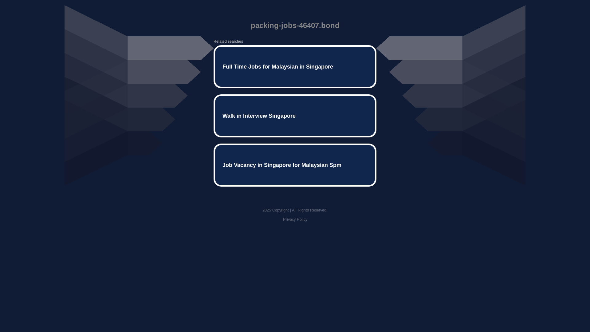 website screenshot of https://packing-jobs-46407.bond/