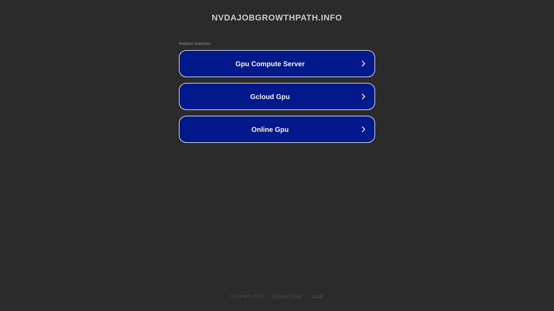 website screenshot of https://nvdajobgrowthpath.info/