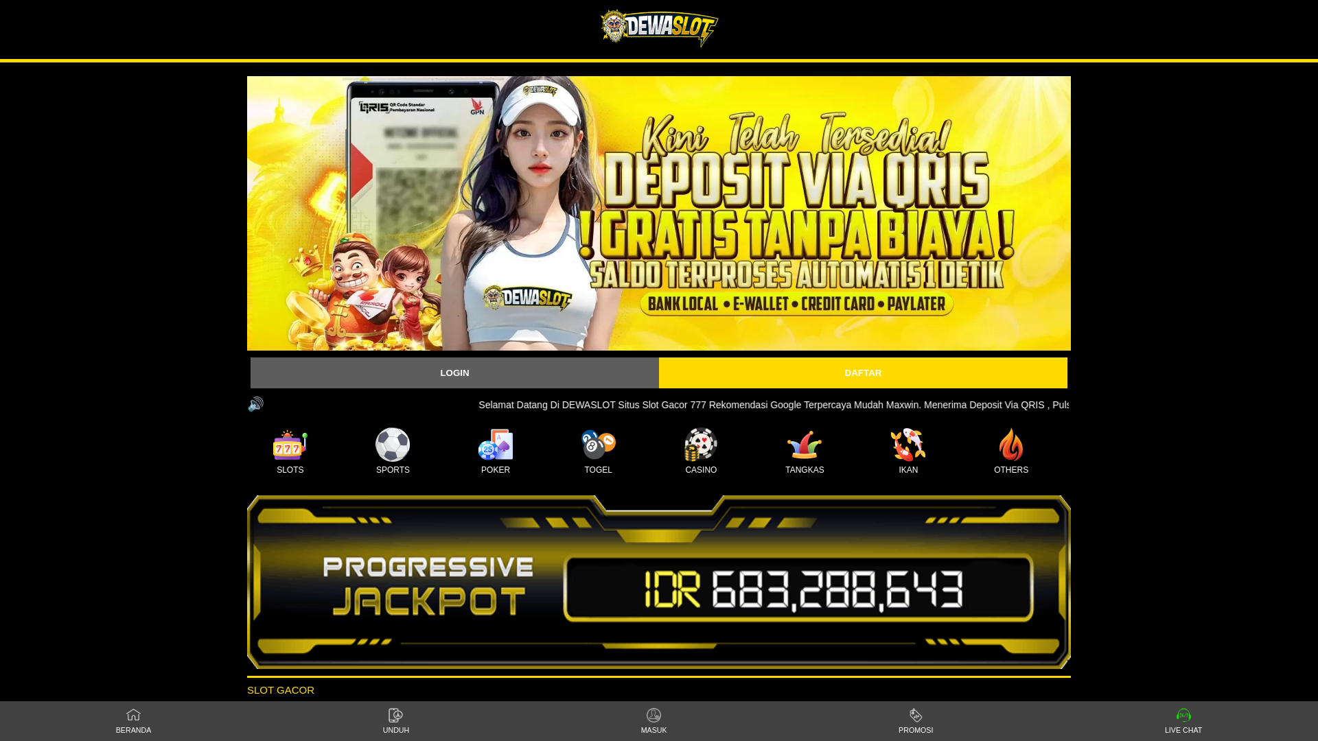 website screenshot of https://ampdewaslot-turiimarpalingtop.pages.dev/