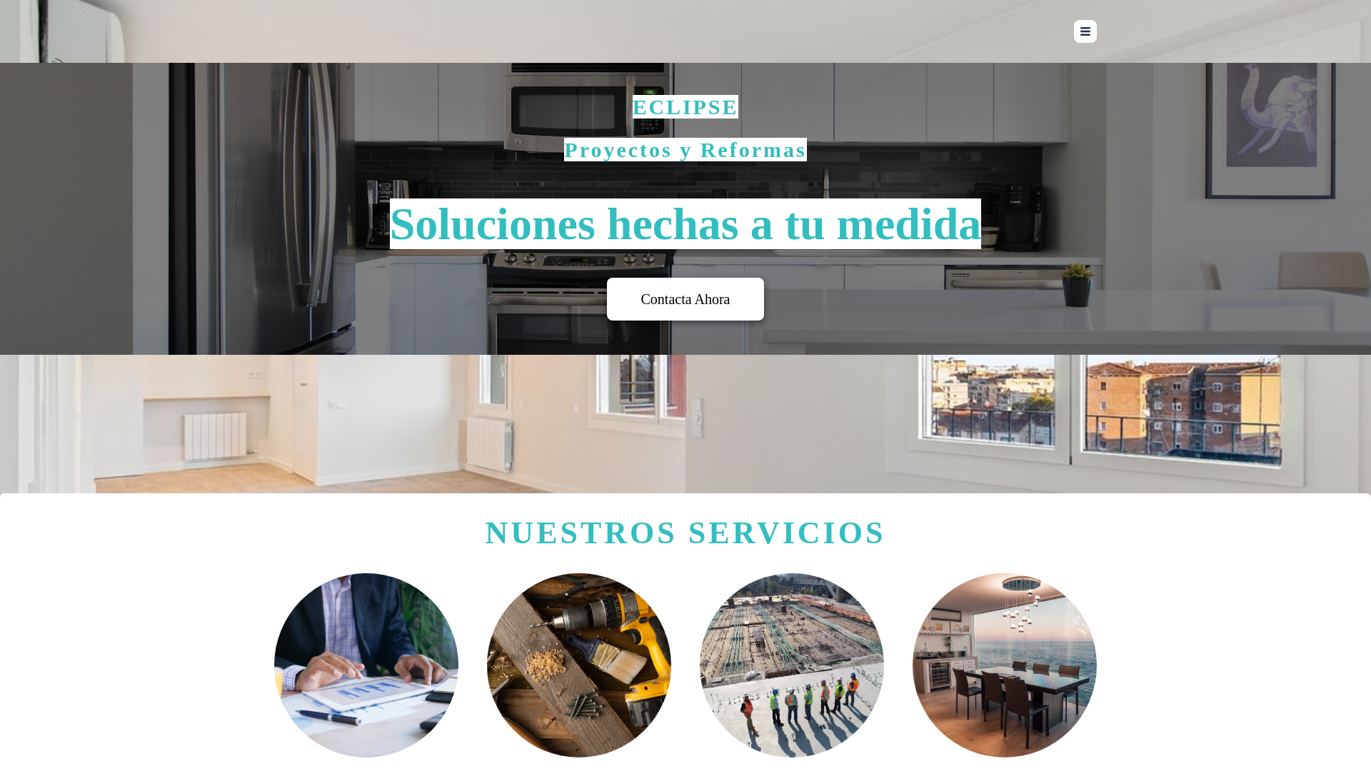 website screenshot of https://reformaseclipse.es/