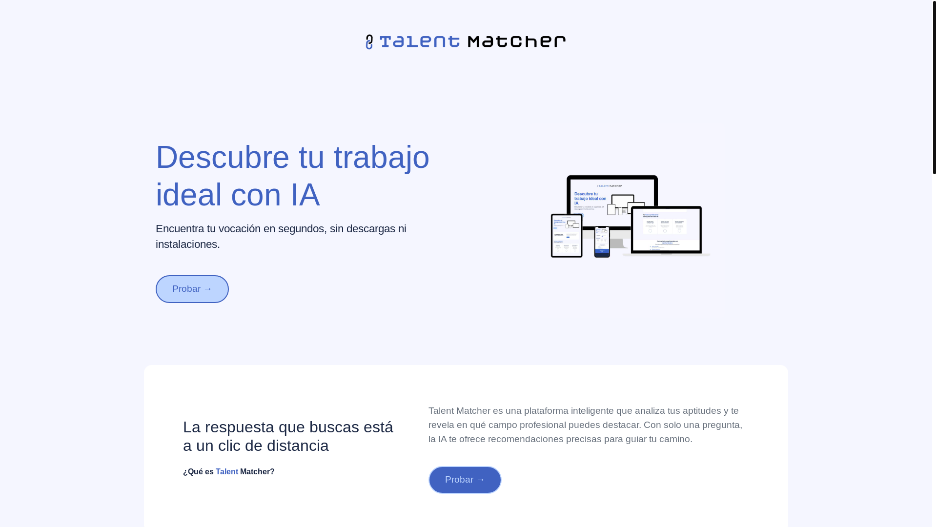 website screenshot of https://talentmatcher.pages.dev/