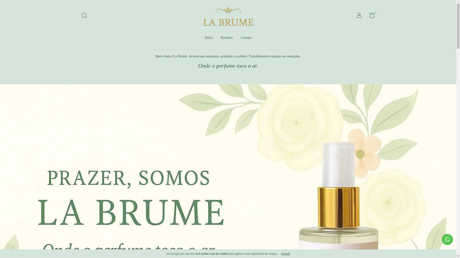 website screenshot of https://labrumearomas.com.br/