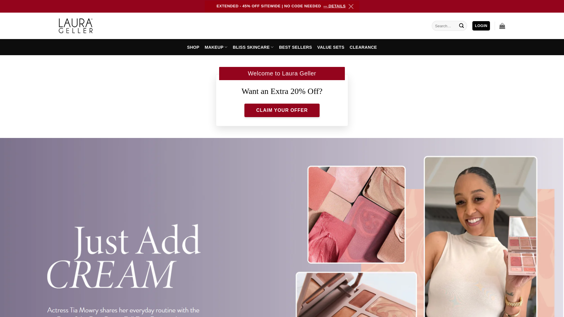 website screenshot of https://laruagellerbeauty.com/