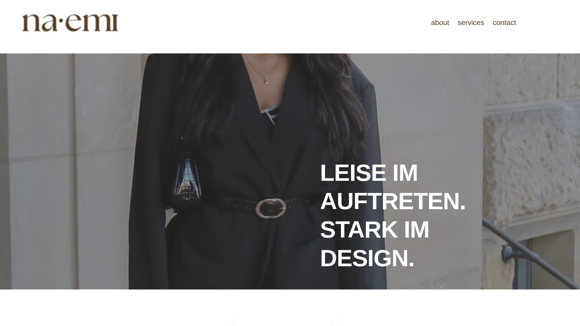 website screenshot of https://naemidesign.de/