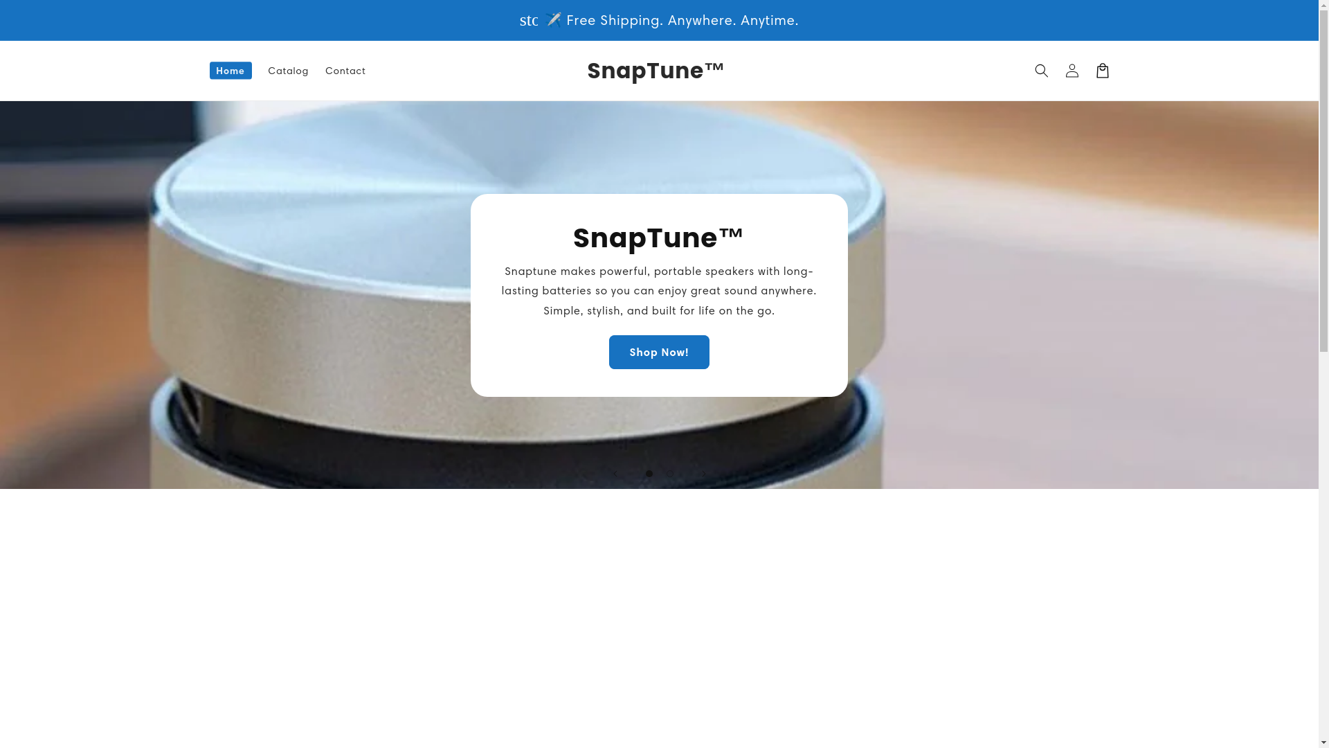 website screenshot of https://snaptune.store/