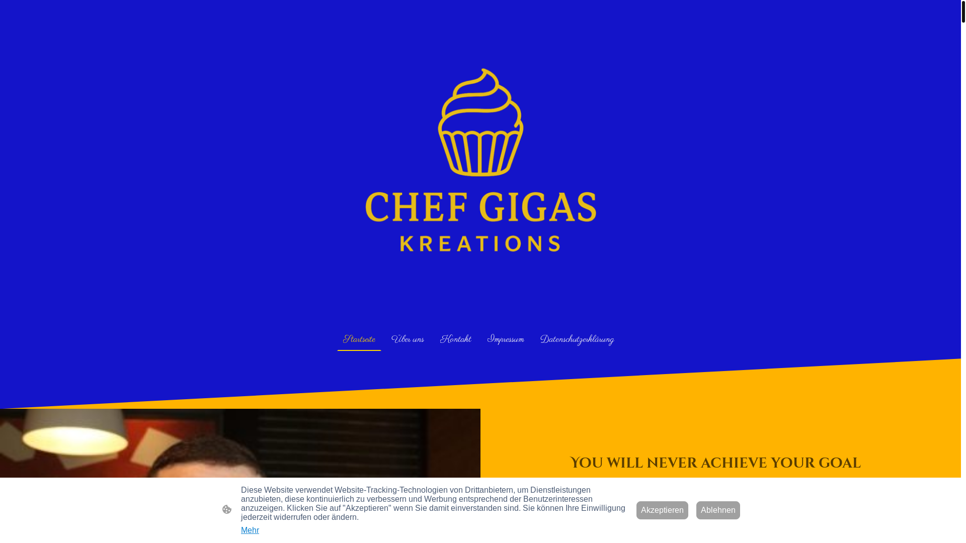 website screenshot of https://chefgigaskreations.com/