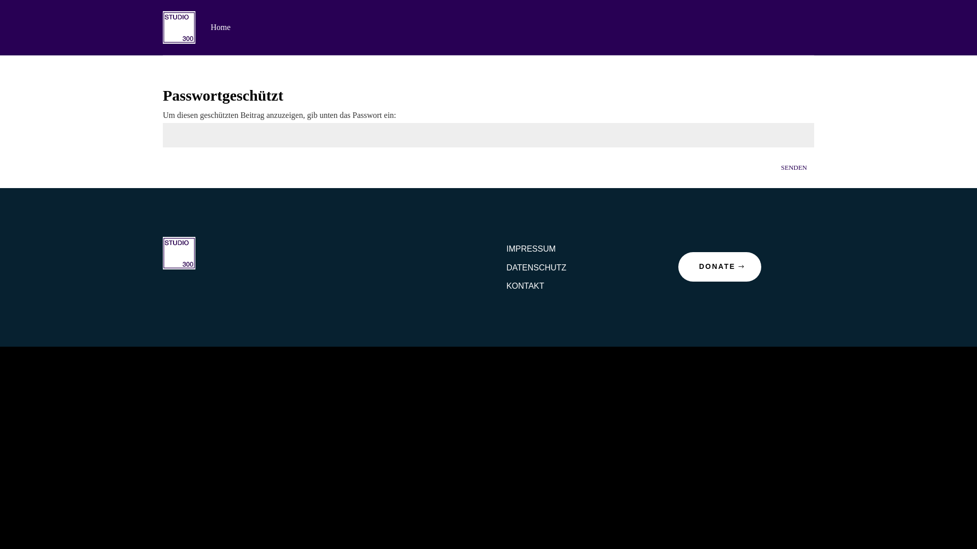 website screenshot of https://studio300.de