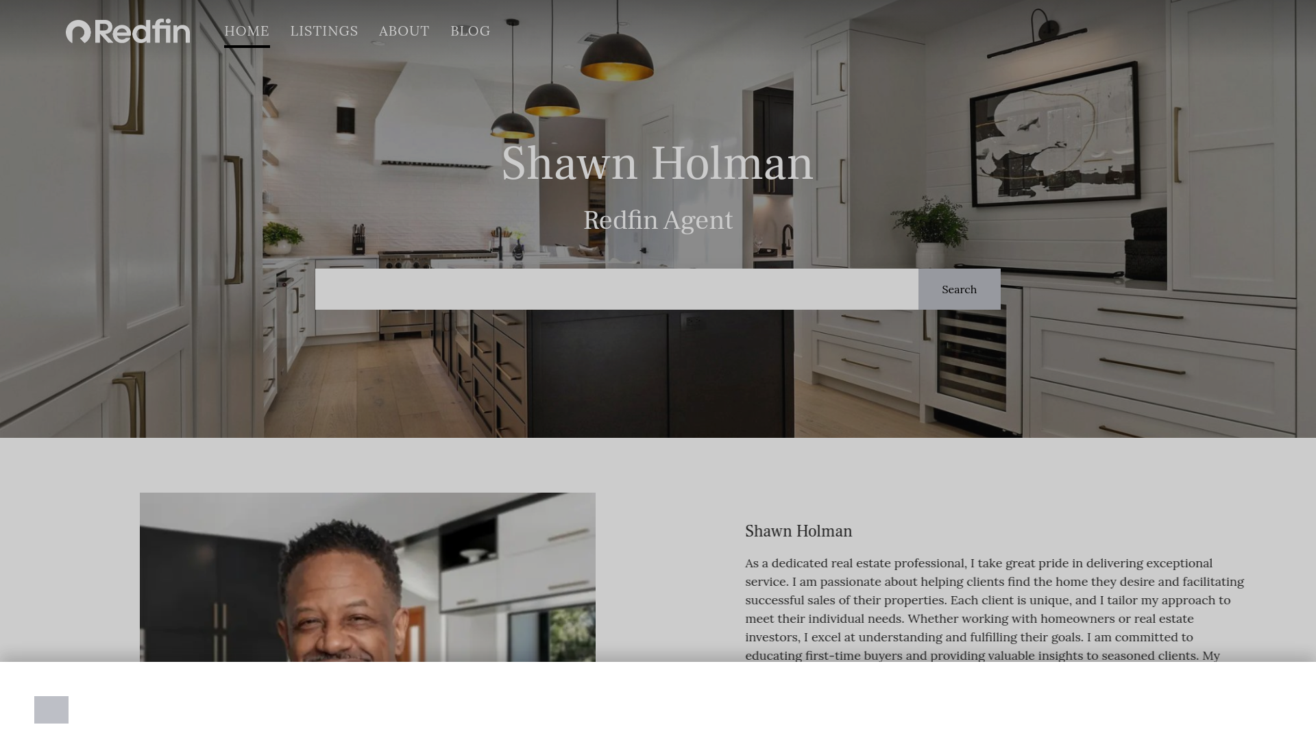 website screenshot of https://shawnholmanhomes.com/