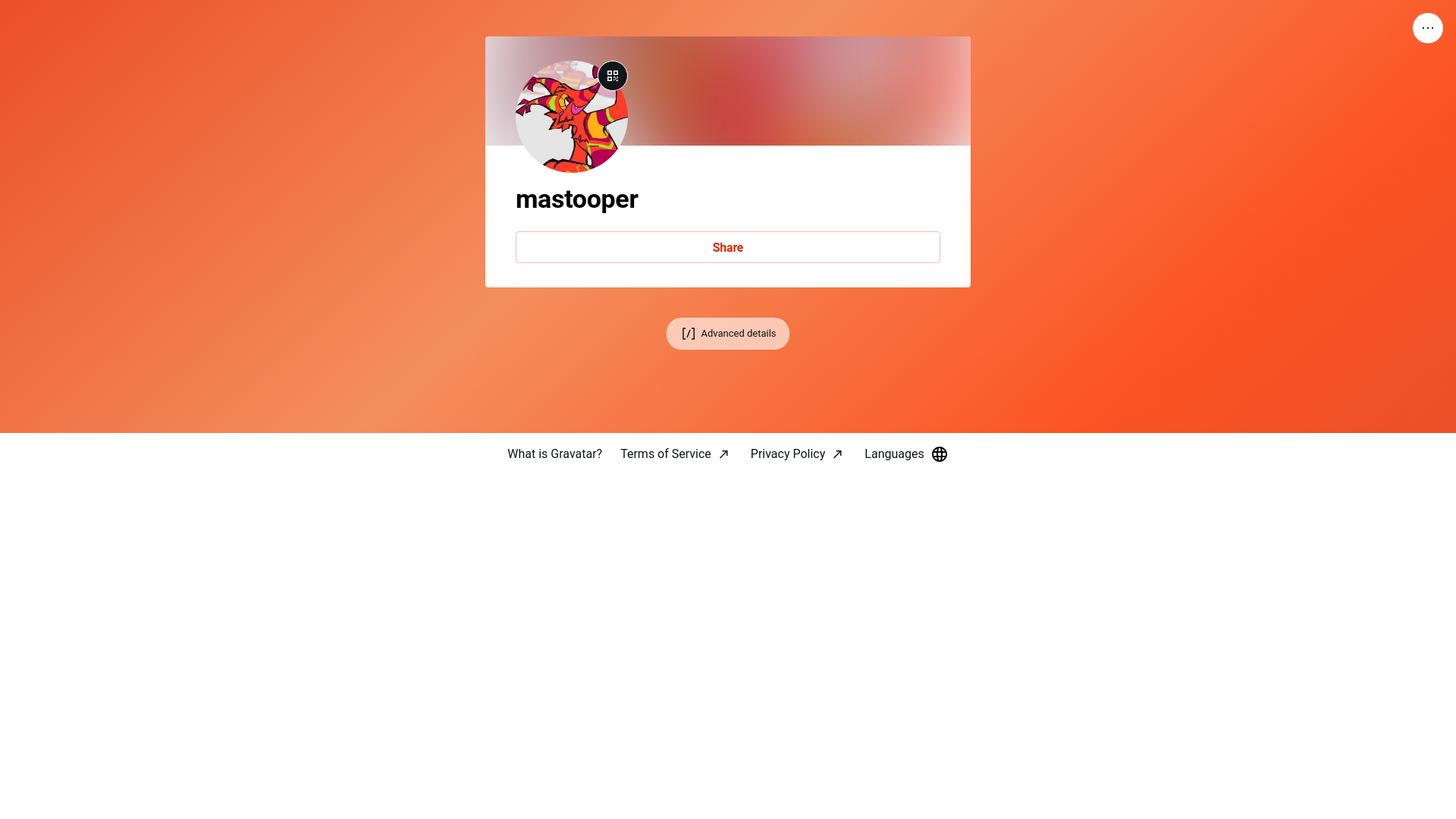 website screenshot of https://mastooper.fyi/
