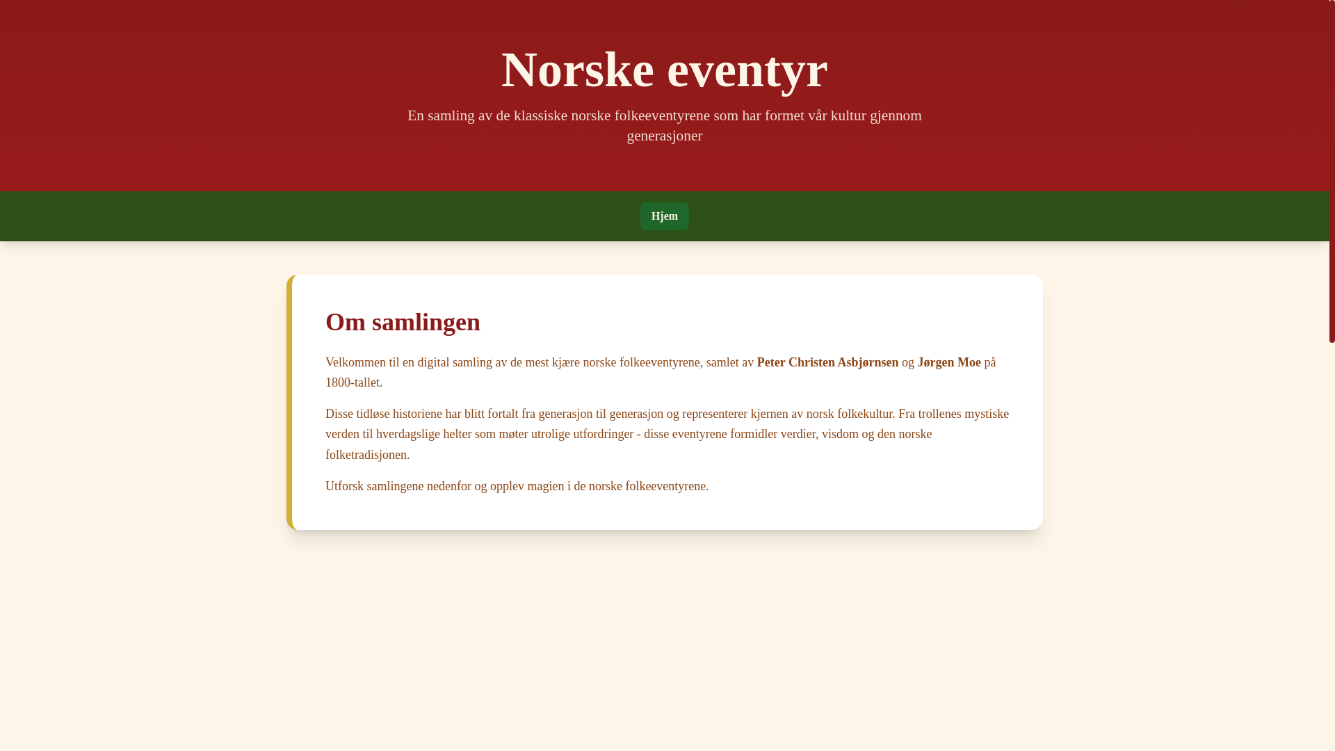 website screenshot of https://norske-eventyr.pages.dev/