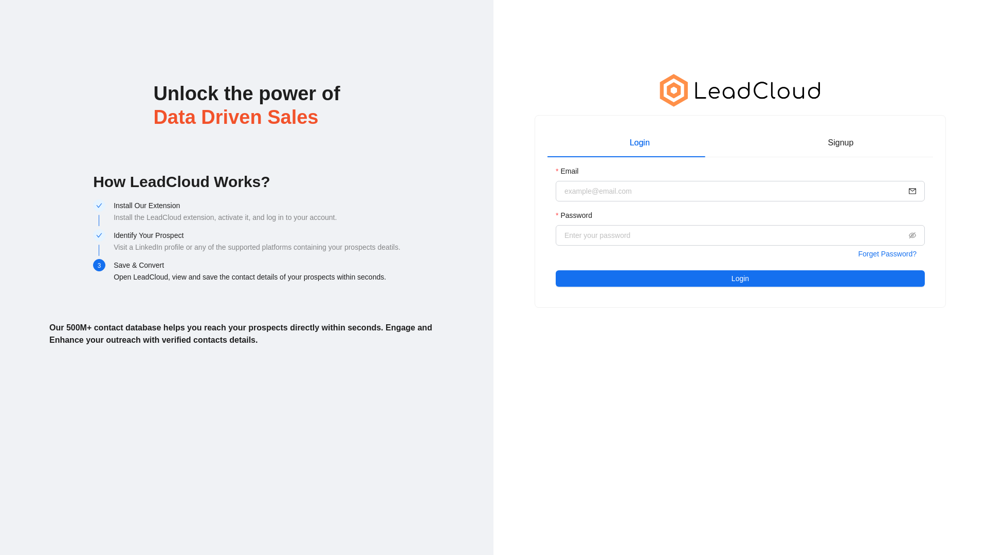 website screenshot of https://lead-cloud-admin-dashboard-a12437fc-e12b-429c-8288-7c9dce5.pages.dev/