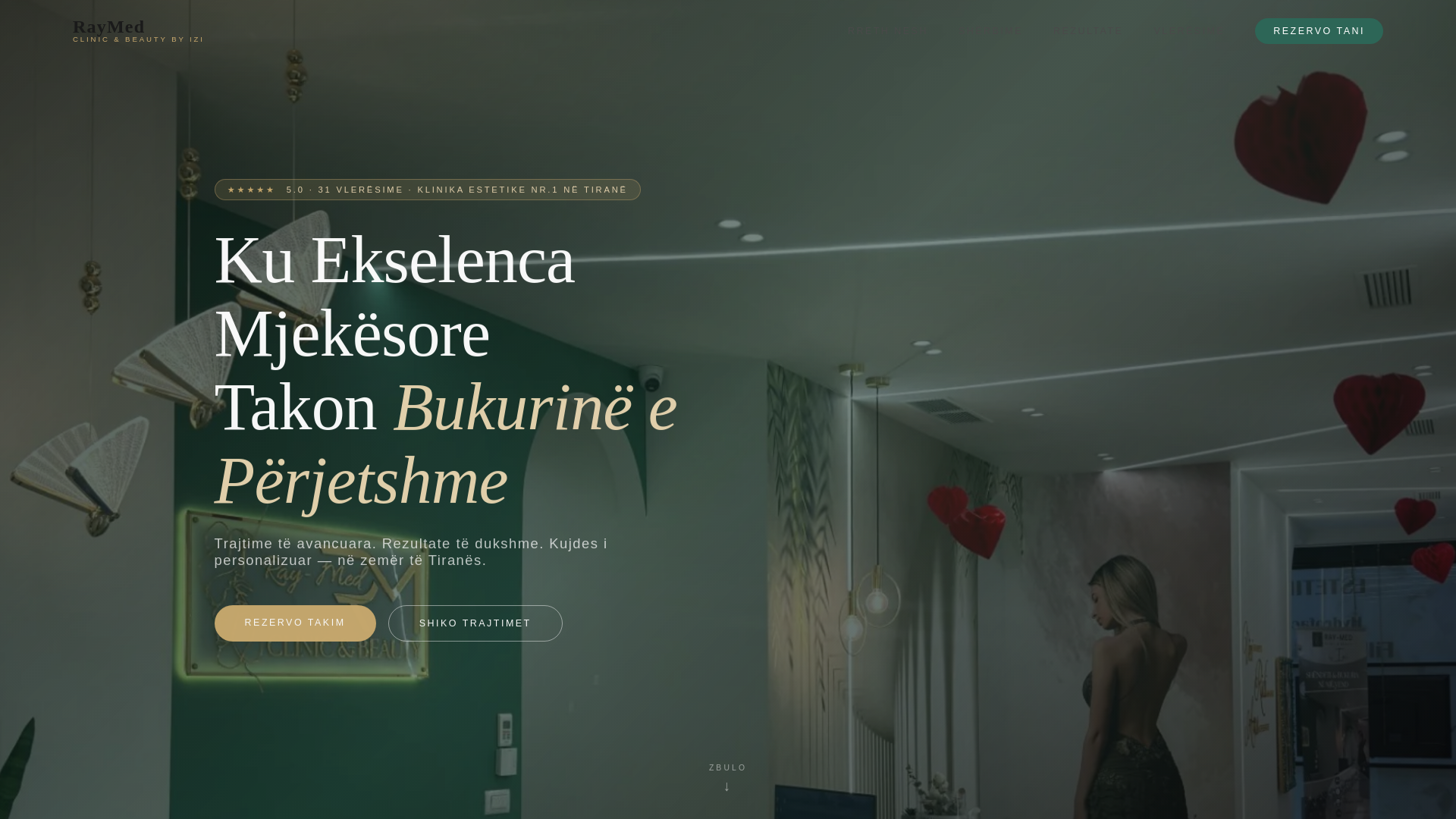 website screenshot of https://raymed-clinic.com/