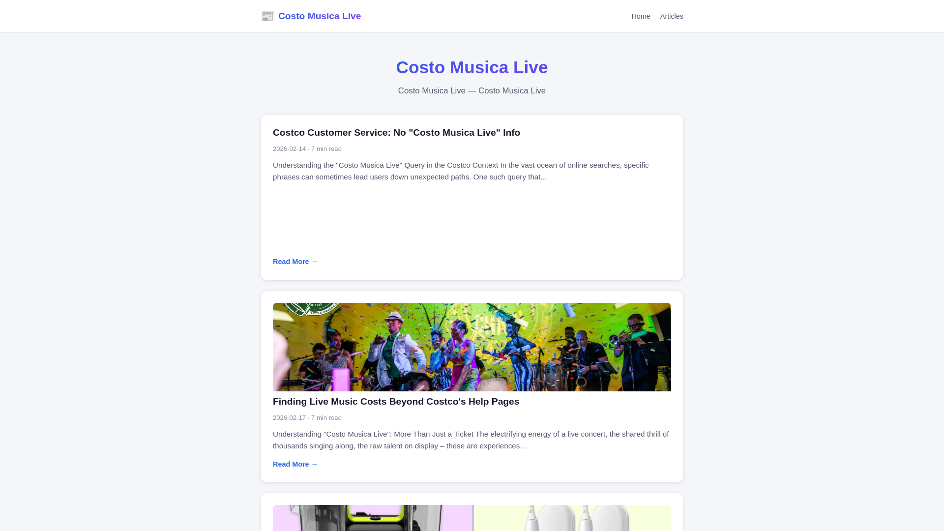 website screenshot of https://costo-musica-live.pages.dev/