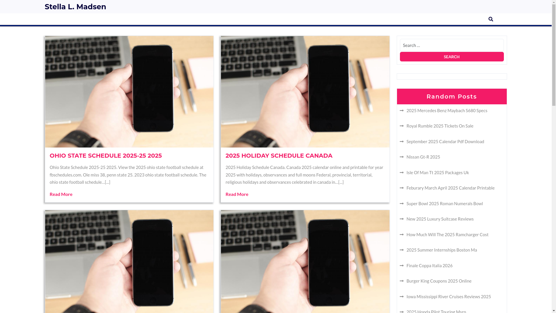 website screenshot of https://stellalmadsen.pages.dev/