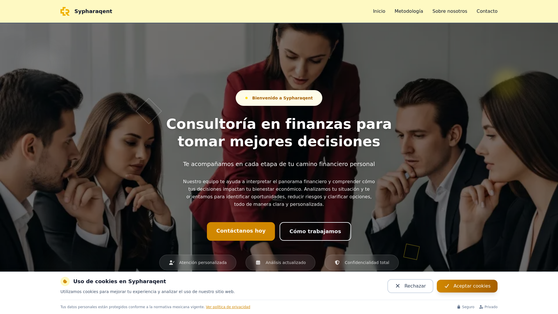 website screenshot of https://sypharaqent.sbs
