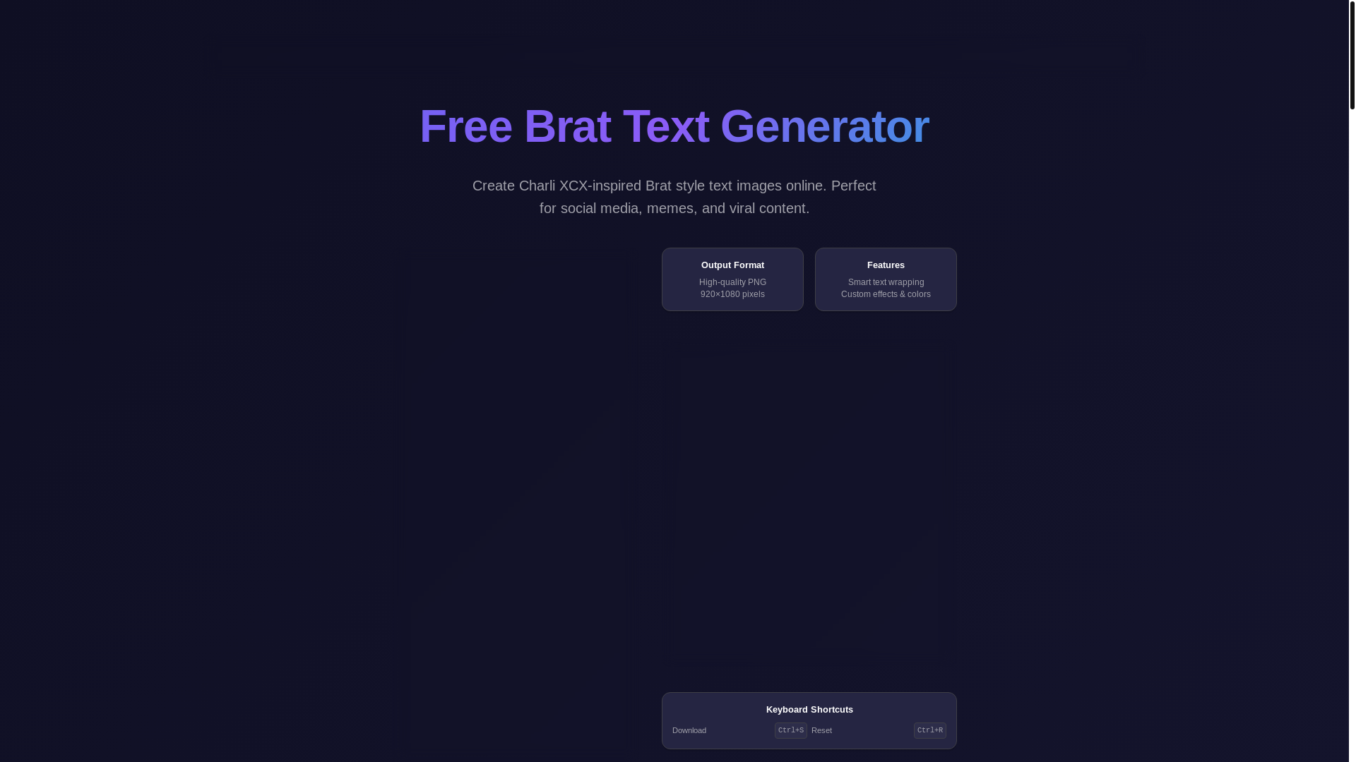 website screenshot of https://brattext.pages.dev/