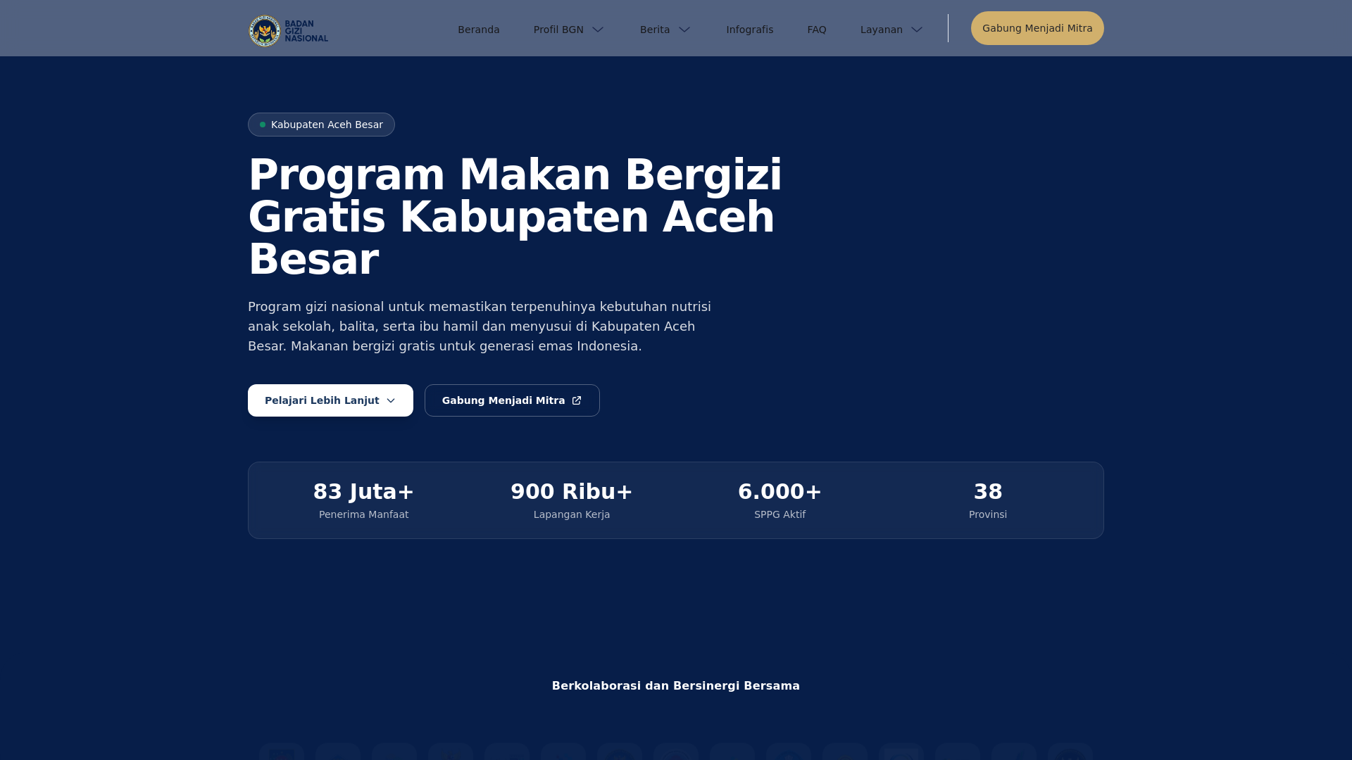 website screenshot of https://mbgacehbesarkab.com