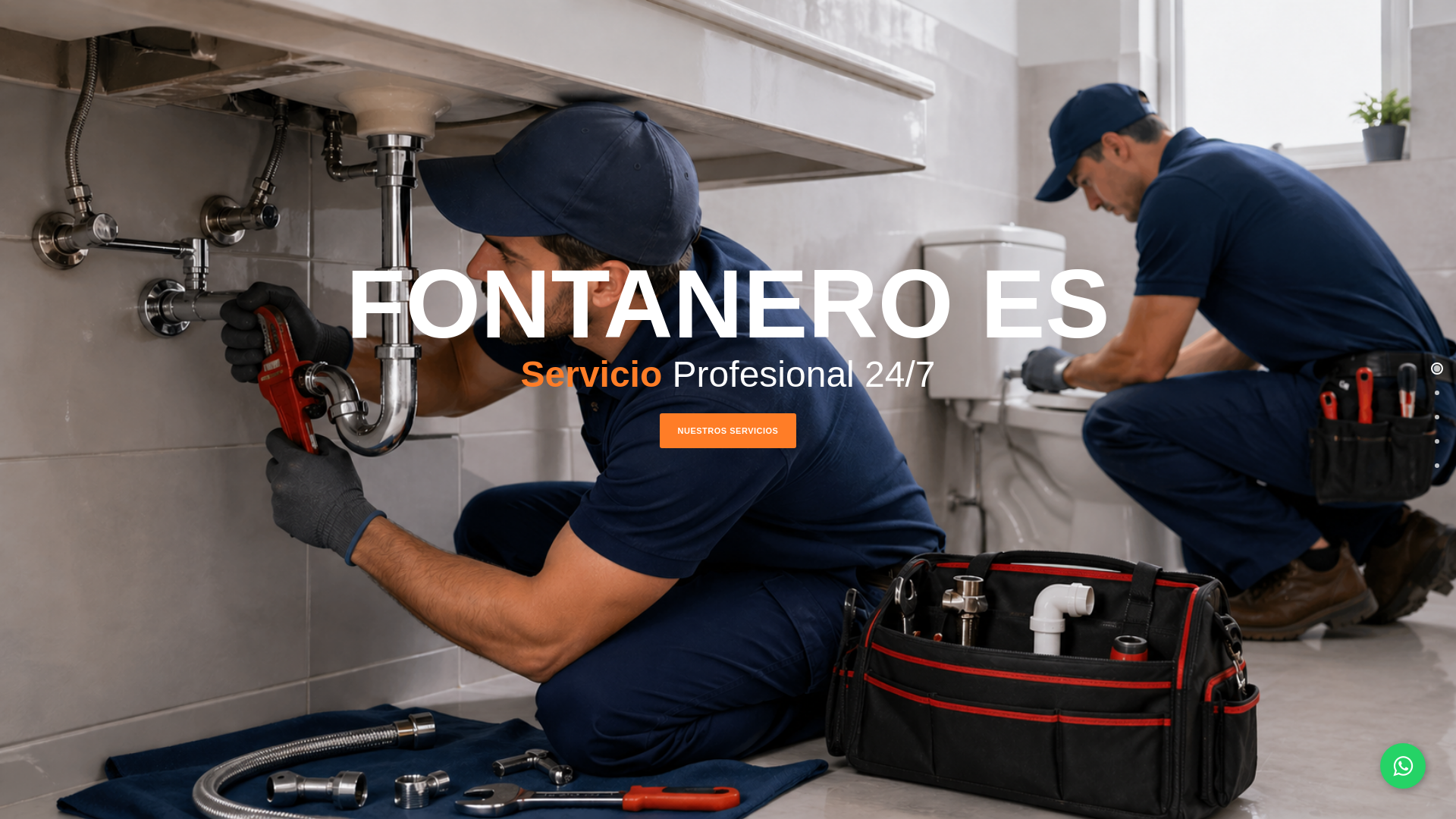 website screenshot of https://demofontanero.pages.dev/