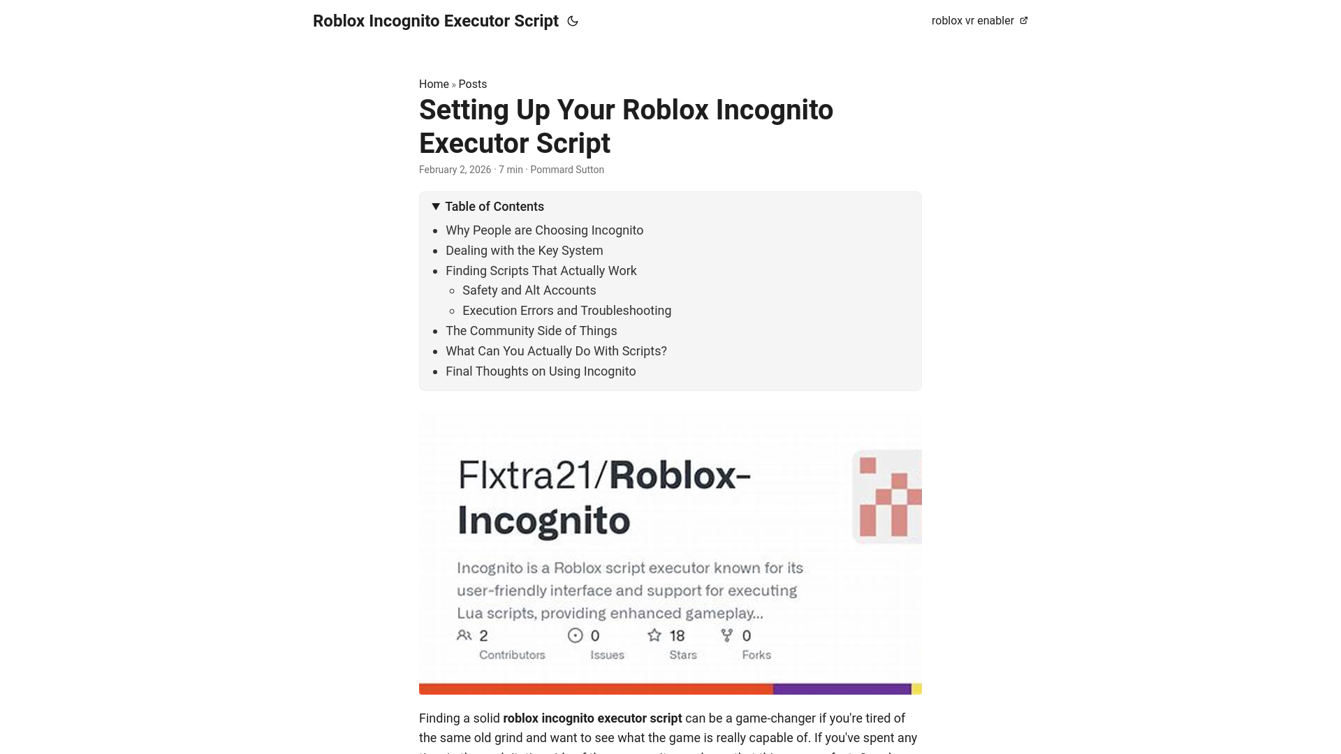 website screenshot of https://roblox-incognito-executor-script.pages.dev/