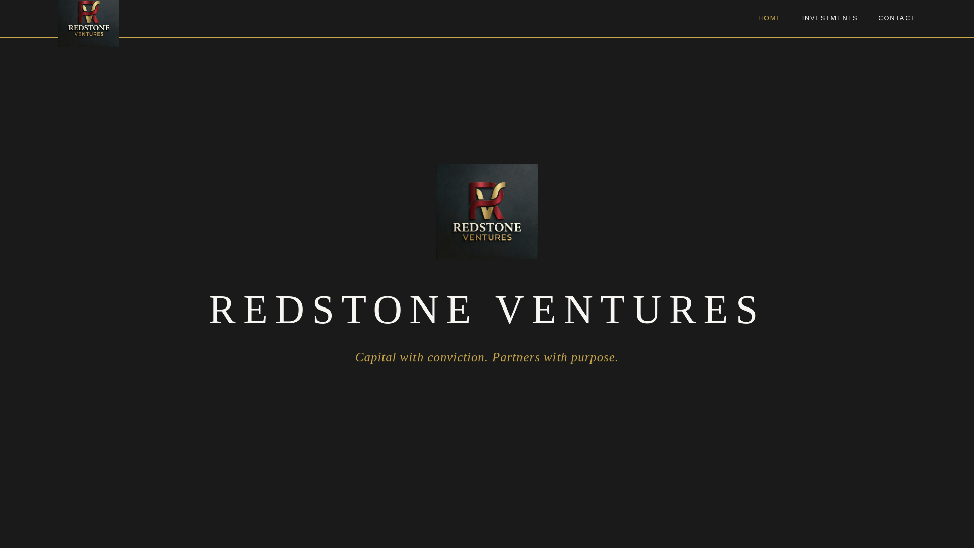 website screenshot of https://redstoneventures.ca/