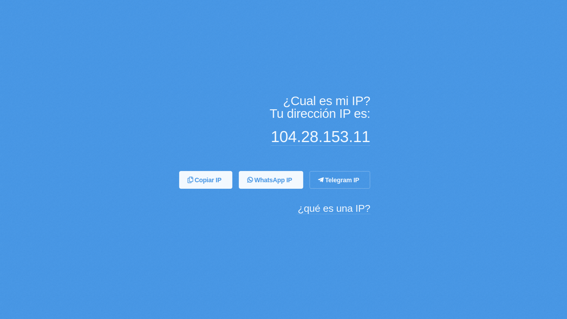 website screenshot of https://midireccionip.es