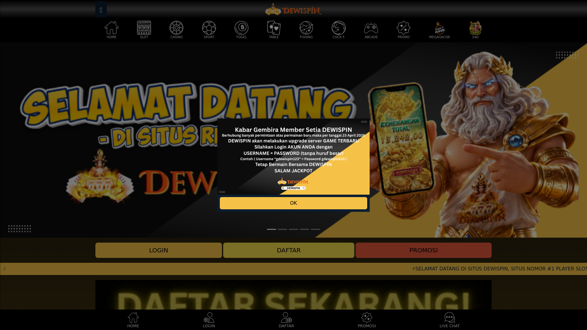 website screenshot of https://dewispin.ink/
