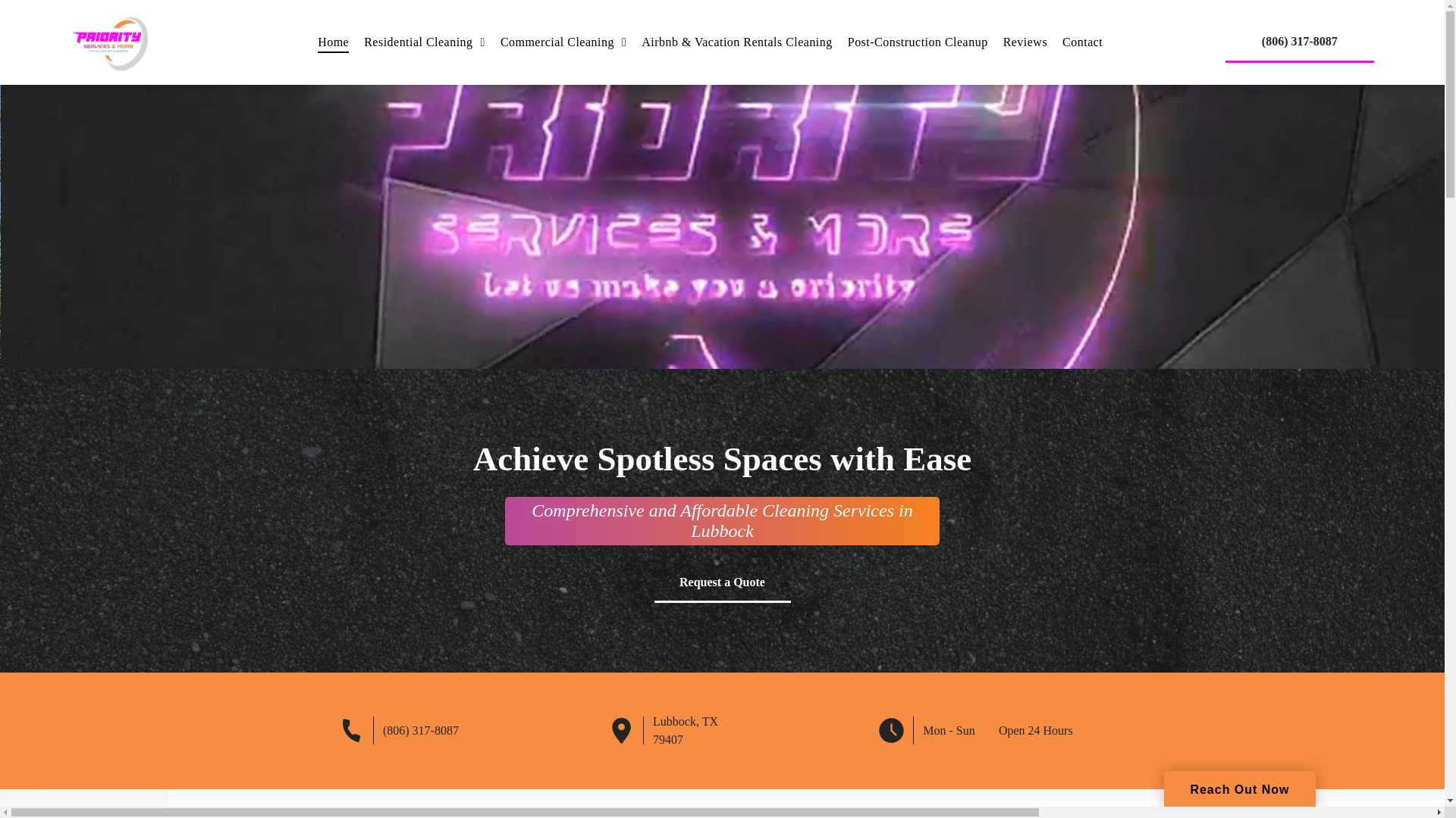 website screenshot of https://priorityservicesmore.com/