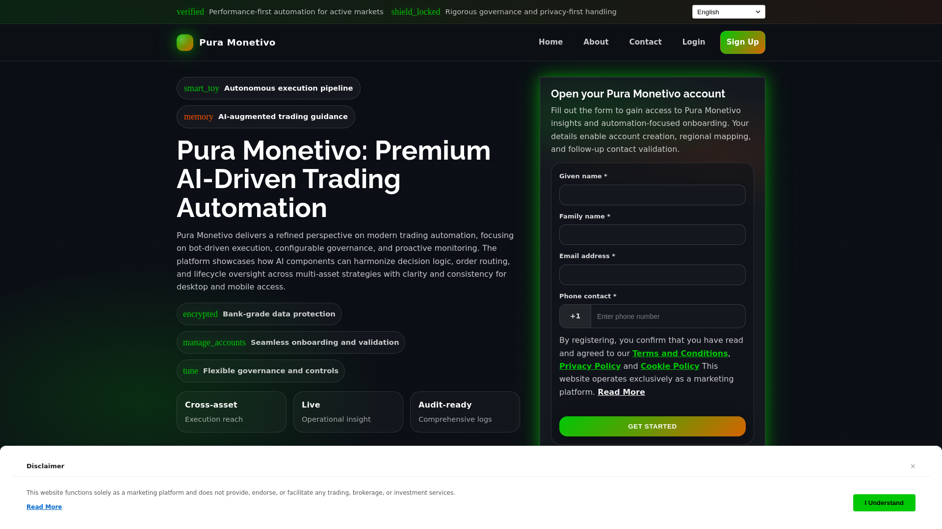 website screenshot of https://pura-monetivo.pro/