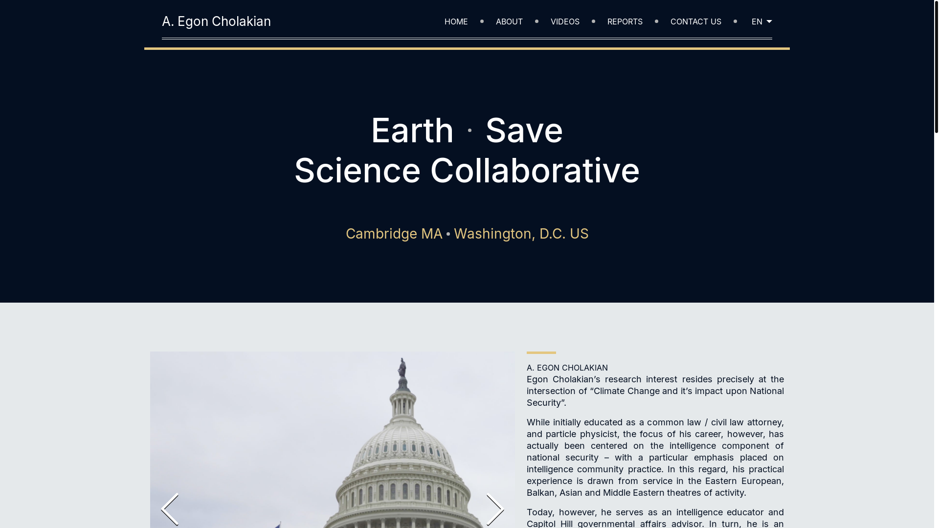 website screenshot of https://earthsavesciencecollaborative.pages.dev/