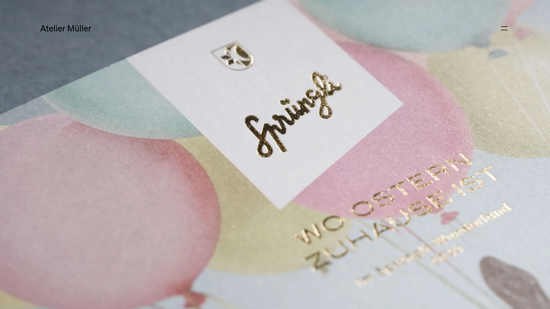 website screenshot of https://ateliermueller.com/