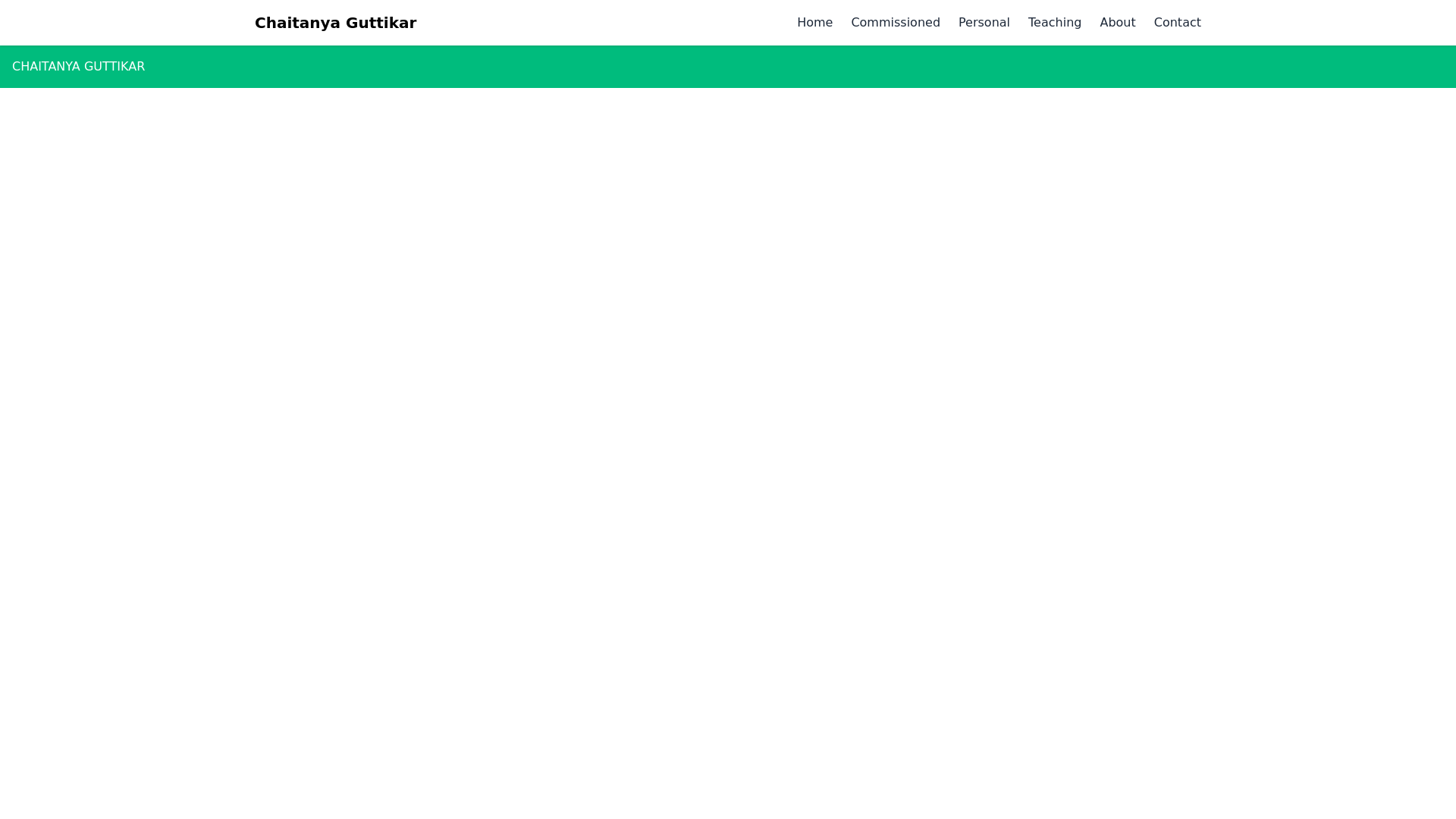 website screenshot of https://guttikar.co/