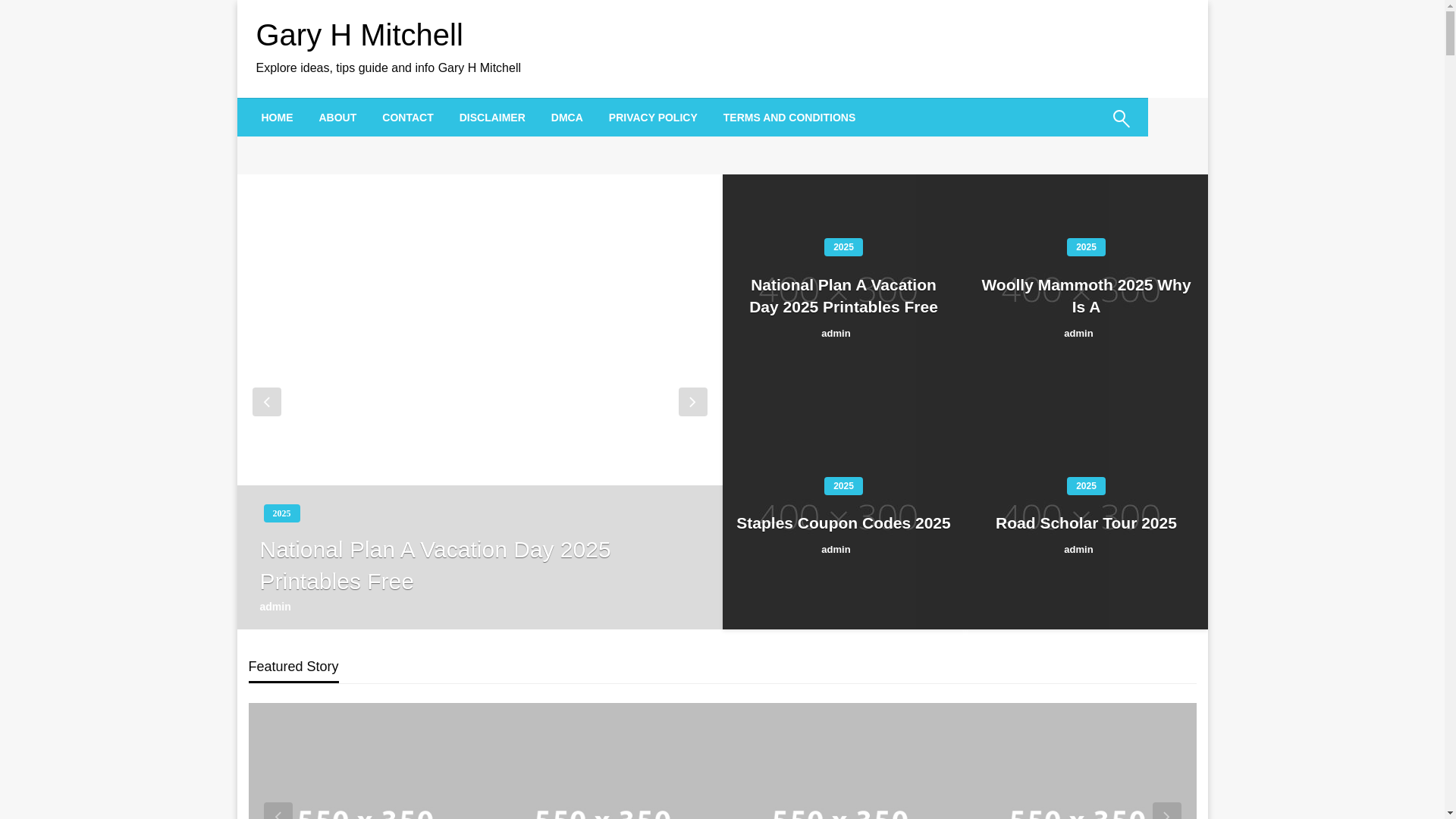 website screenshot of https://garyhmitchellj.pages.dev/