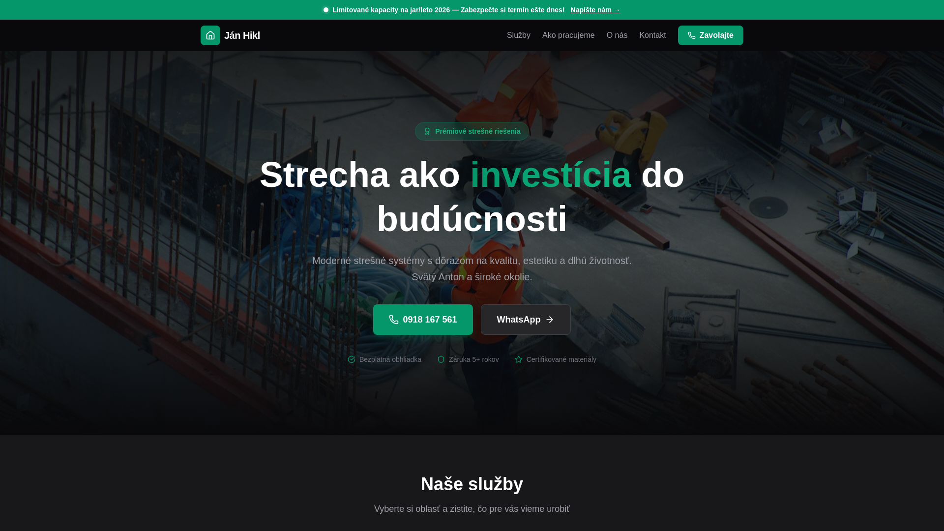 website screenshot of https://hiklstrechy.pages.dev/