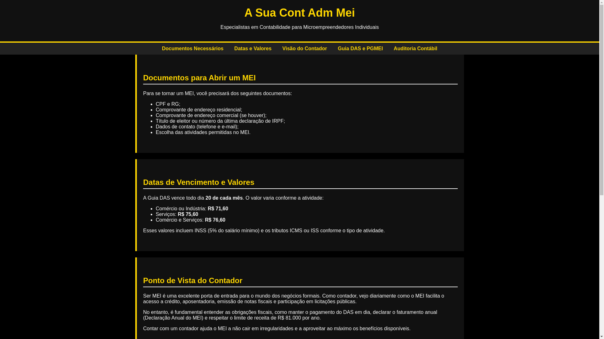 website screenshot of https://asuacontadmmei.online/