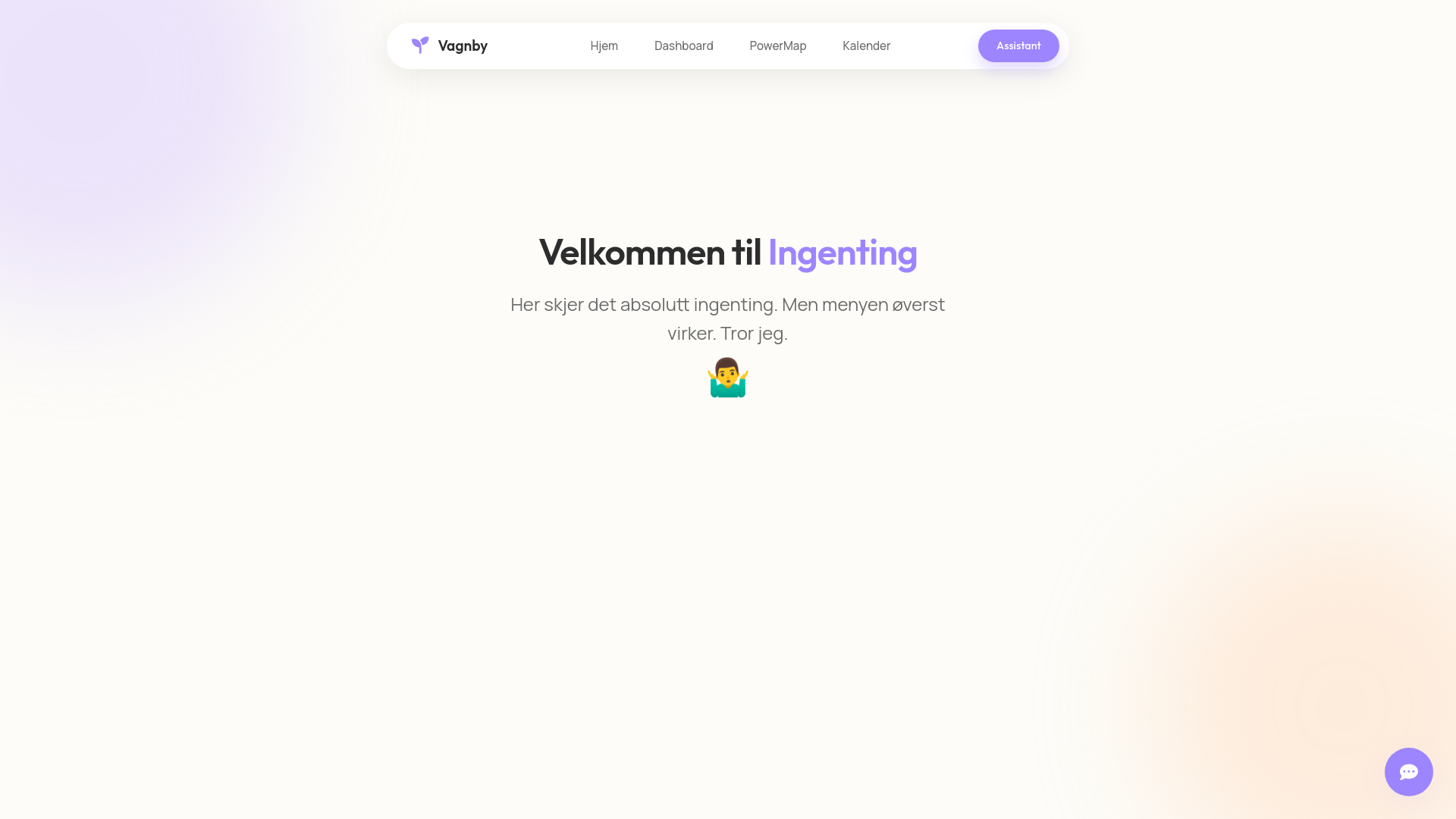 website screenshot of https://vagnby.no/