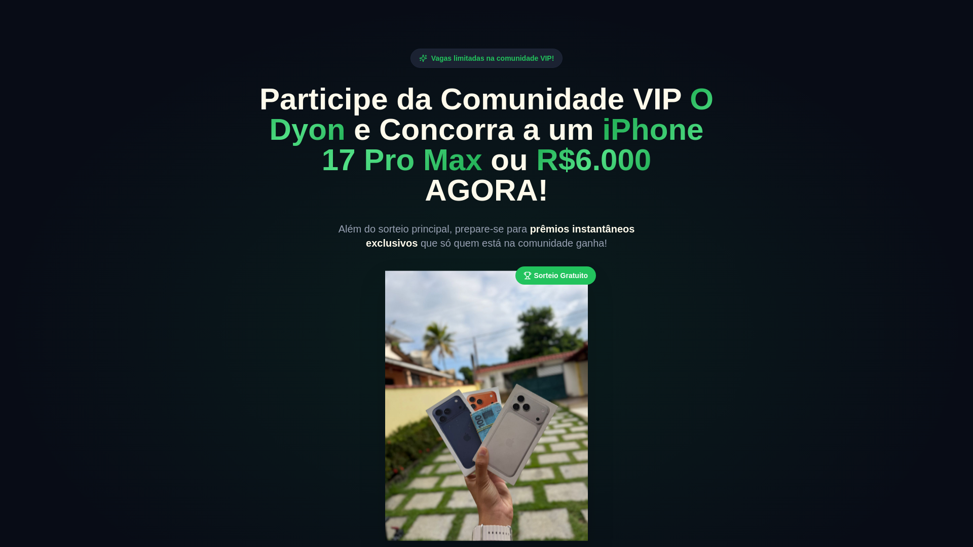 website screenshot of https://paginaodyon027.com.br/