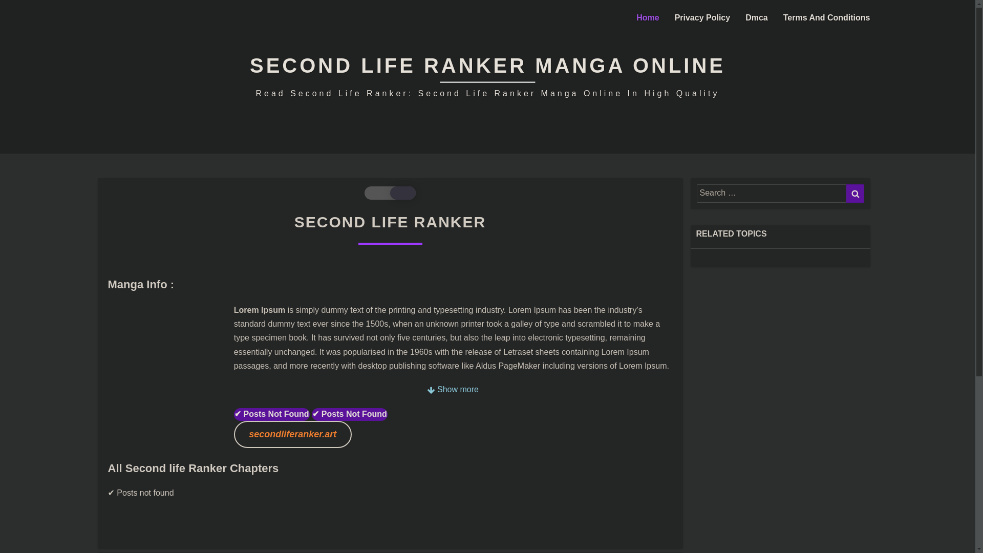 website screenshot of https://secondliferanker.art/
